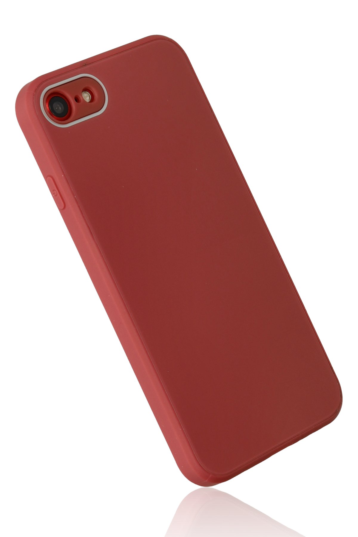 Newface iPhone SE 2020 Kılıf First Silikon - Kiremit