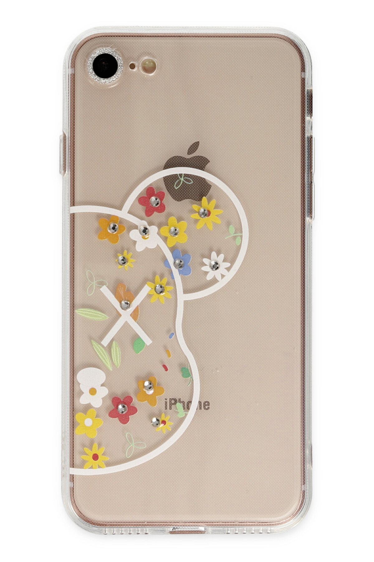 Newface iPhone SE 2020 Kılıf Nano içi Kadife Silikon - Kırmızı