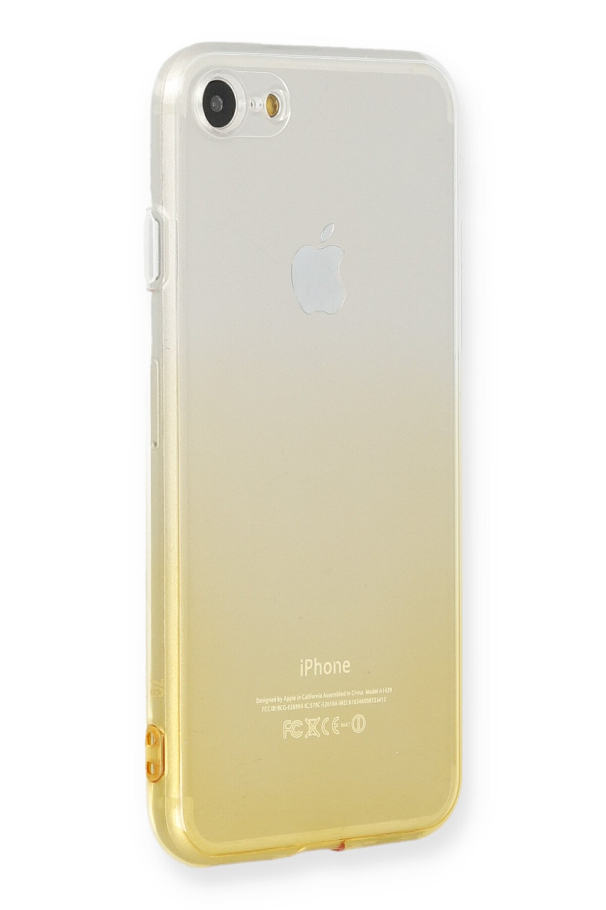 Newface iPhone 8 Kılıf Platin Silikon - Kırmızı