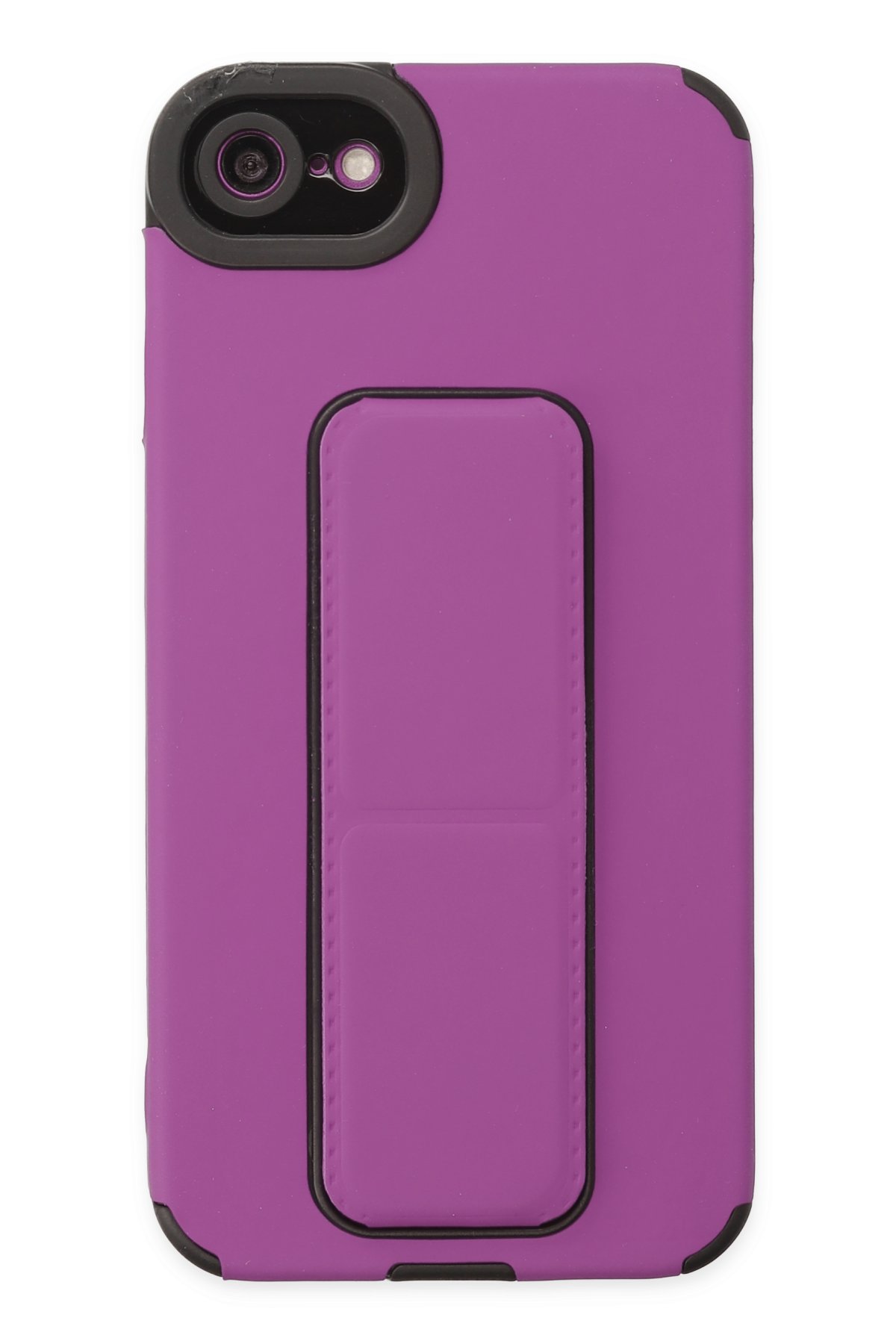 Newface iPhone SE 2020 Kılıf Platin Silikon - Lila