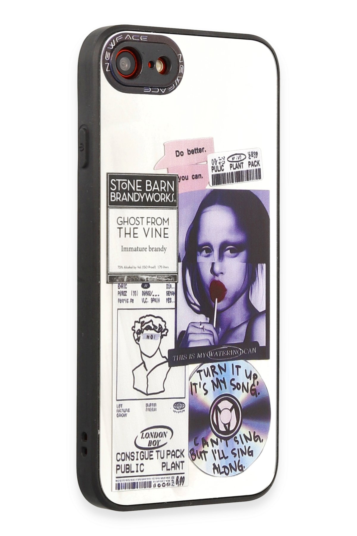 Newface iPhone SE 2020 Kılıf Coco Deri Standlı Kapak - Açık Mavi