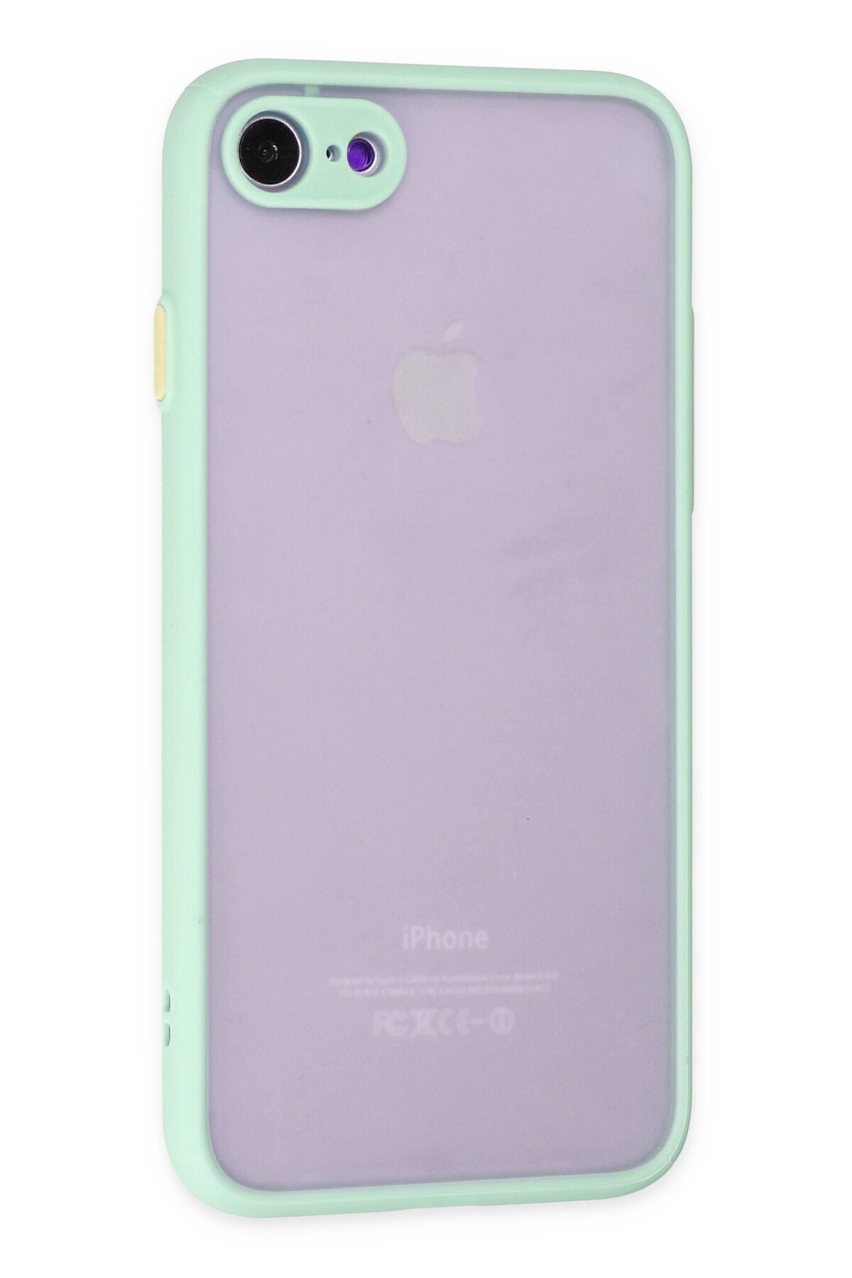 Newface iPhone SE 2020 Kılıf Esila Silikon - Pudra