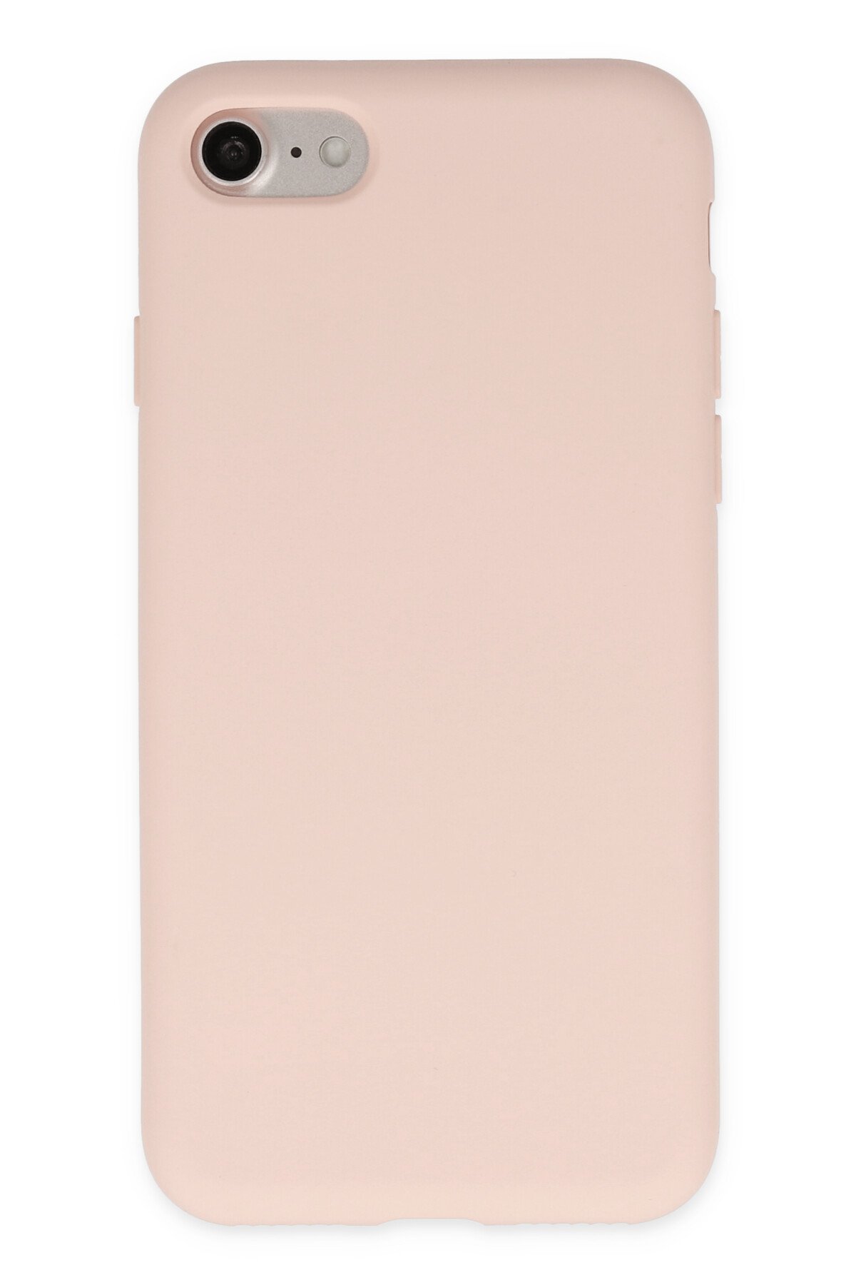 Newface iPhone SE 2020 Kılıf Nano içi Kadife Silikon - Mavi
