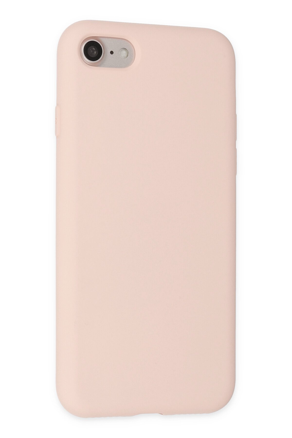 Newface iPhone SE 2020 Kılıf Nano içi Kadife Silikon - Mavi
