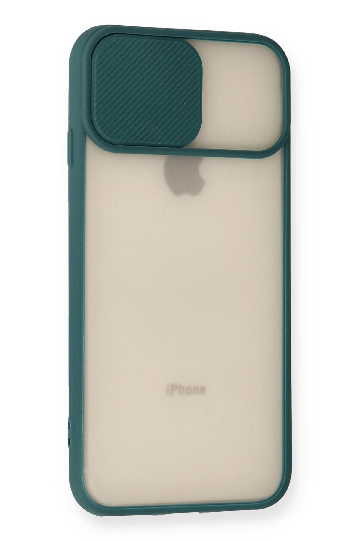 Newface iPhone SE 2020 Kılıf Range Yüzüklü Silikon - Siyah-Mavi