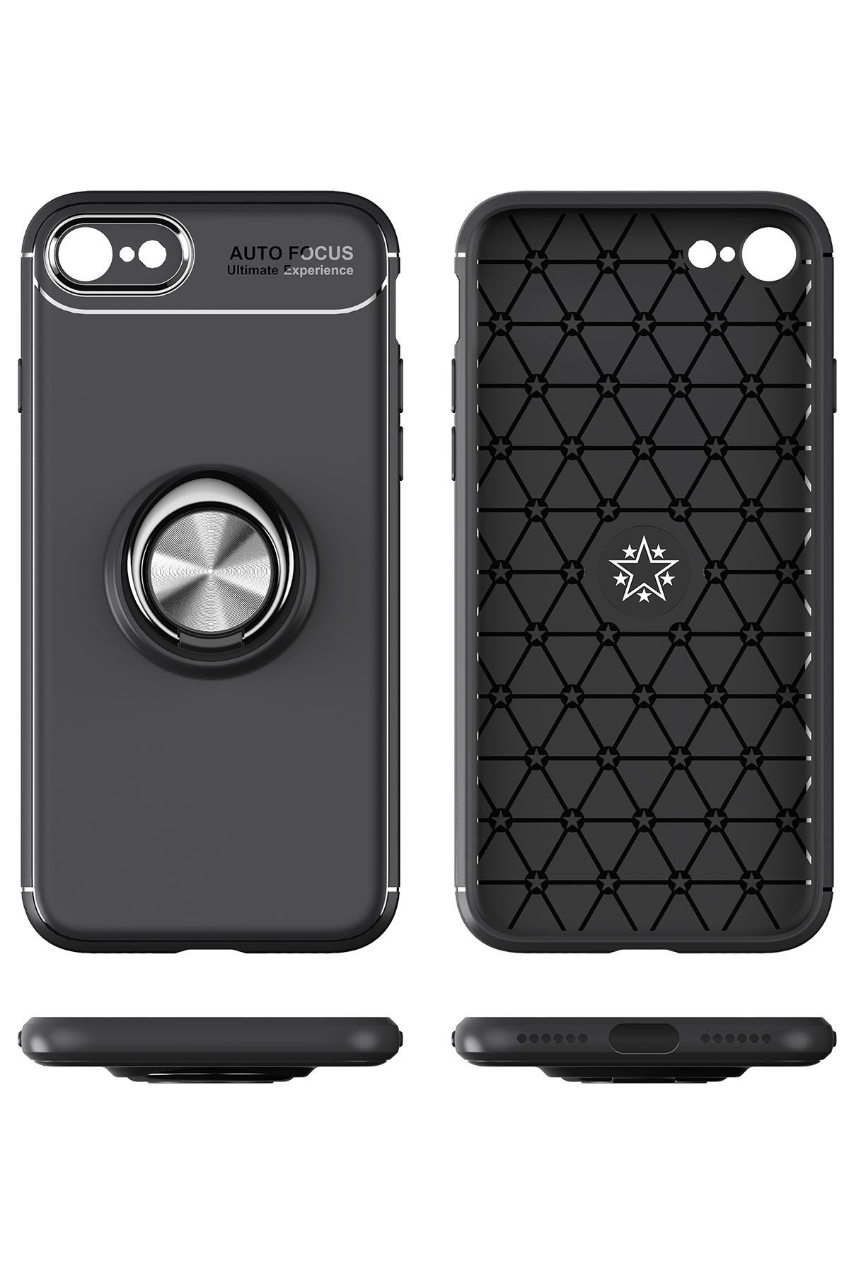 Newface iPhone SE 2020 Kılıf Lansman Glass Kapak - Turkuaz