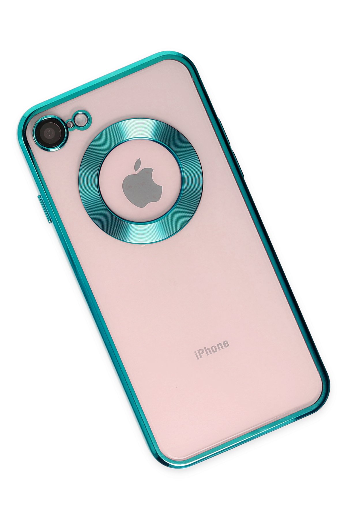 Newface iPhone SE 2020 Kılıf Montreal Yüzüklü Silikon Kapak - Sarı