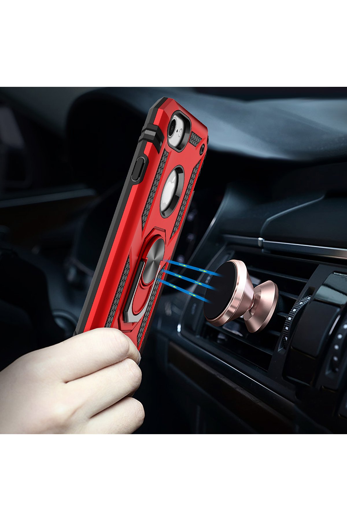 Newface iPhone SE 2020 Kılıf Nano içi Kadife Silikon - Turuncu