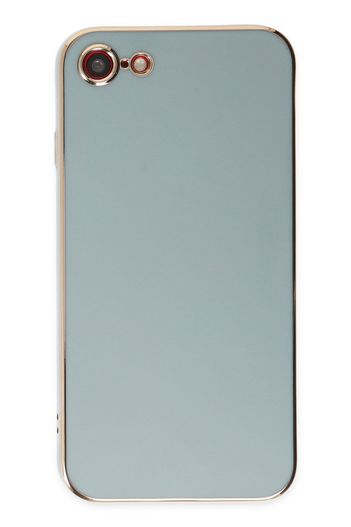 Newface iPhone SE 2020 Kılıf Coco Deri Silikon Kapak - Açık Lila