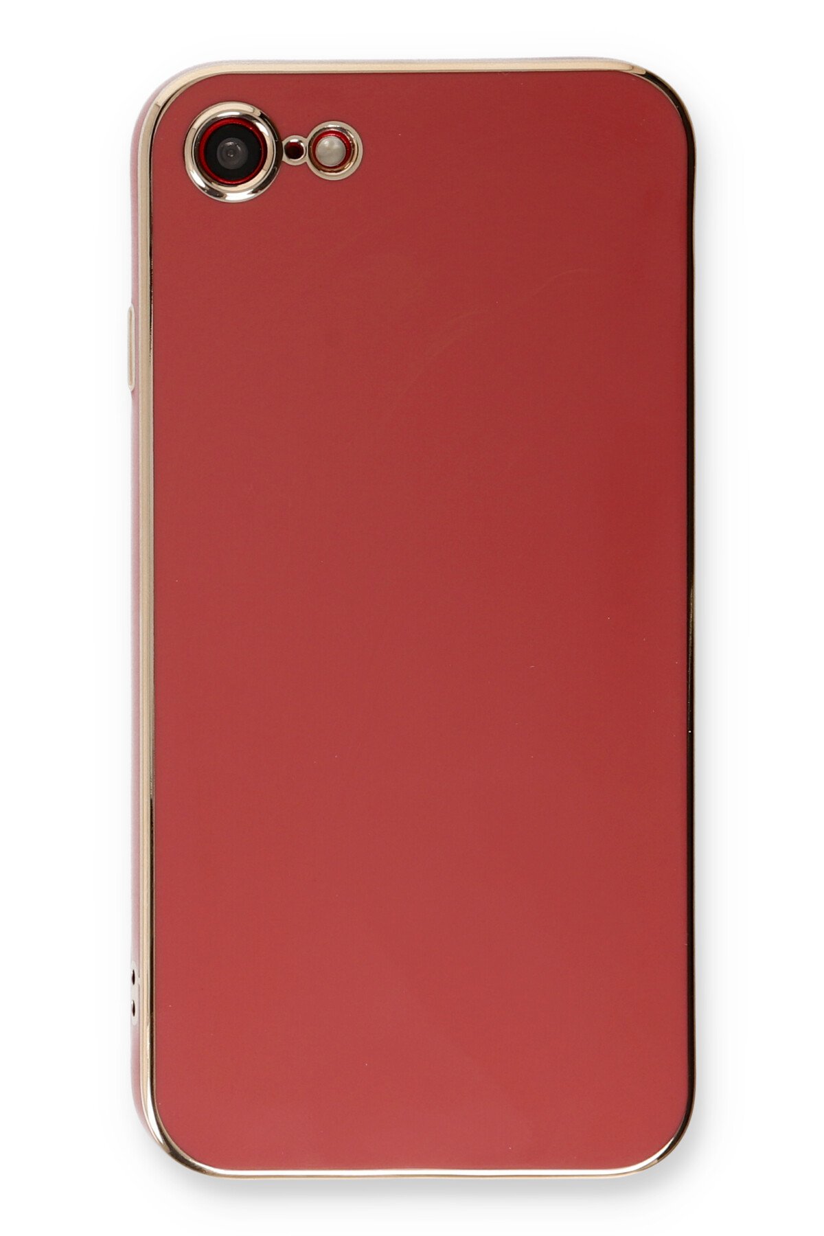 Newface iPhone SE 2020 Kılıf Optimum Silikon - Kırmızı