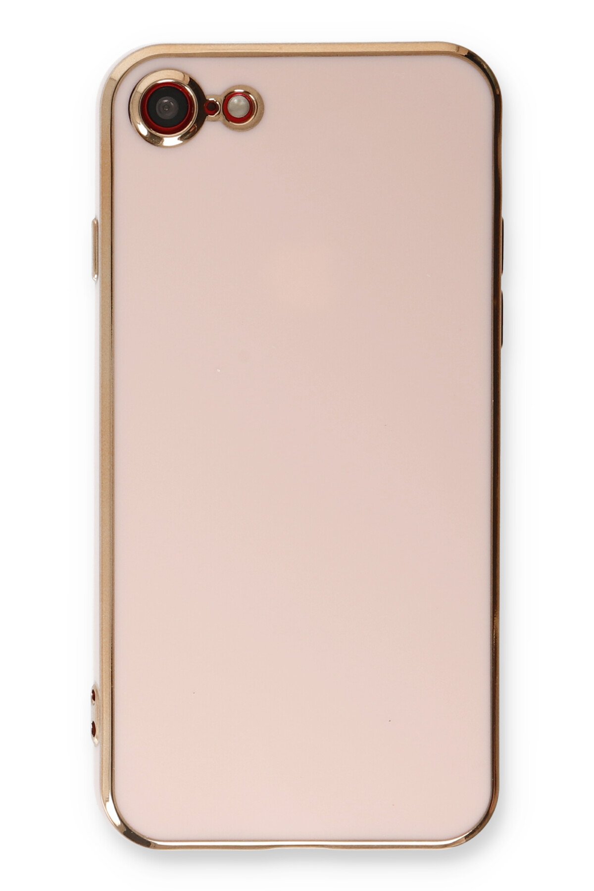 Newface iPhone SE 2020 Kılıf Platin Silikon - Sarı