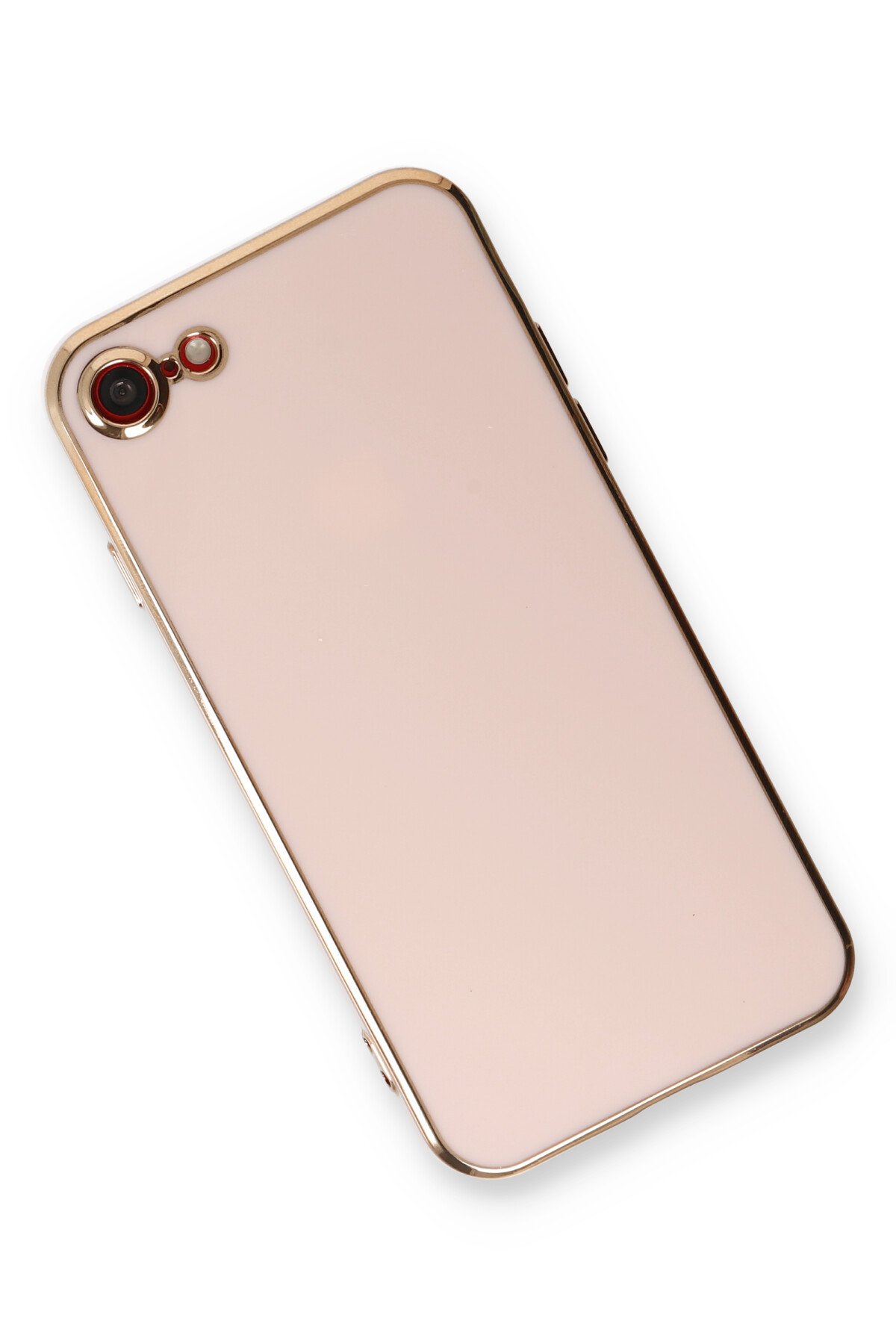 Newface iPhone SE 2020 Kılıf Platin Silikon - Sarı