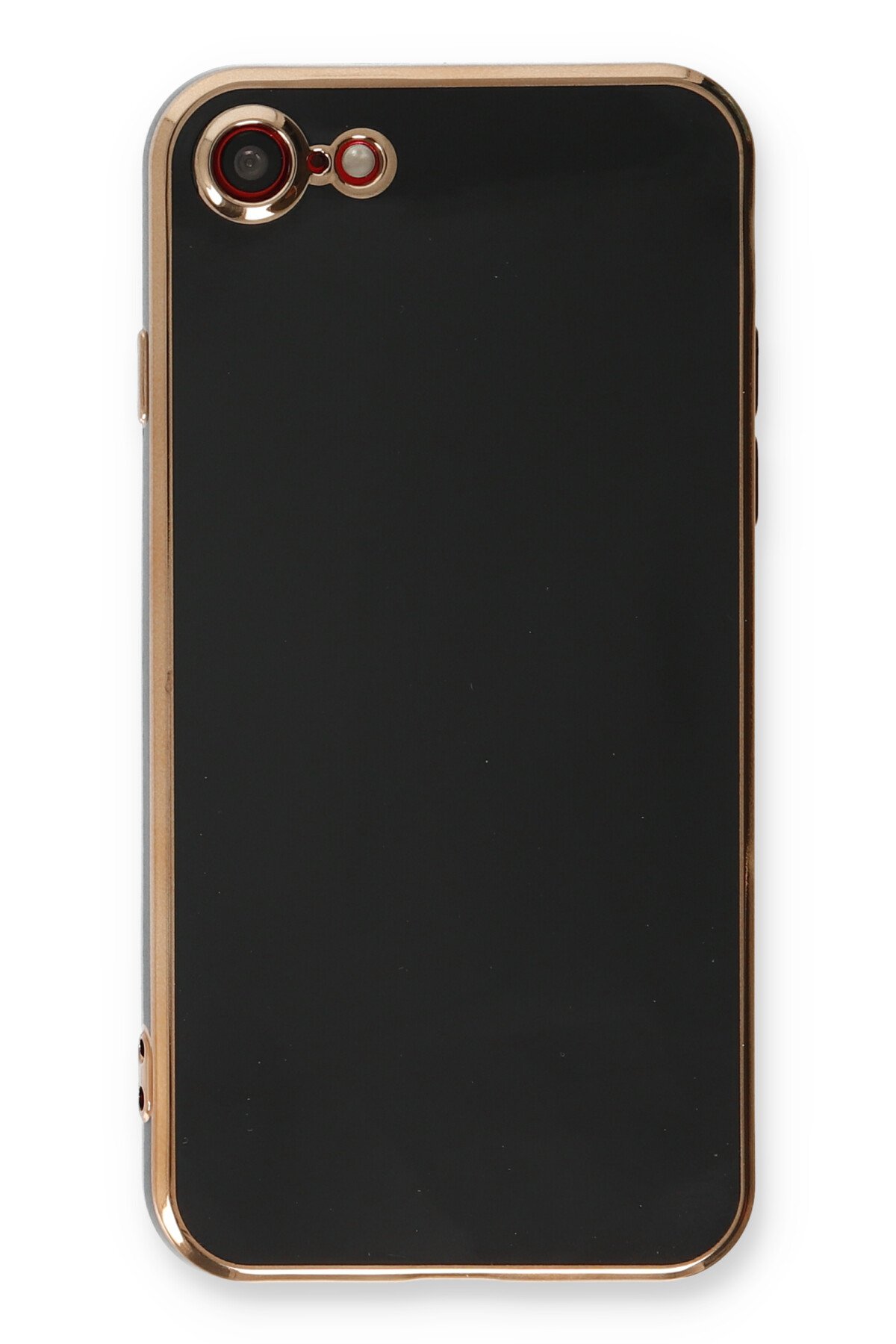 Newface iPhone SE 2020 Kılıf Platin Simli Silikon - Mavi