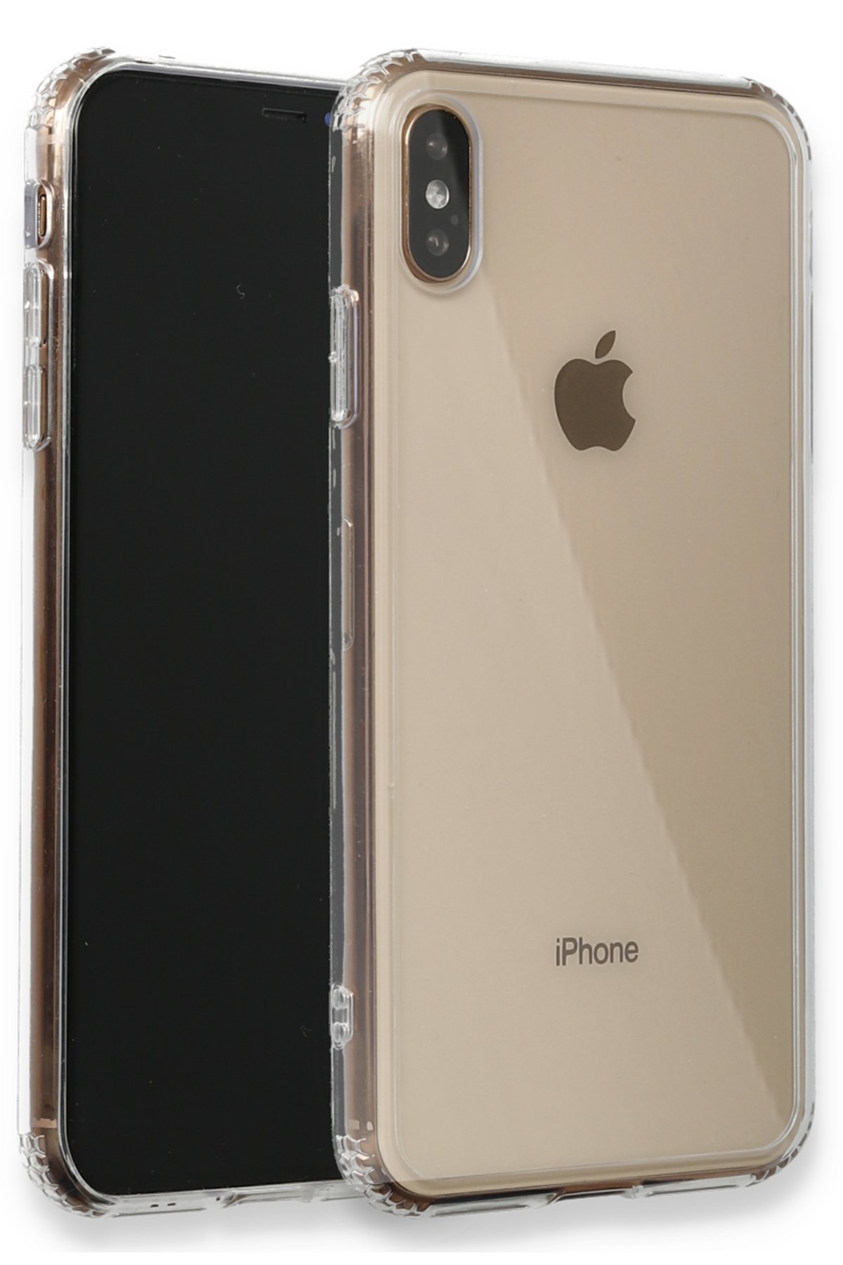 Newface iPhone X Kılıf First Silikon - Pudra