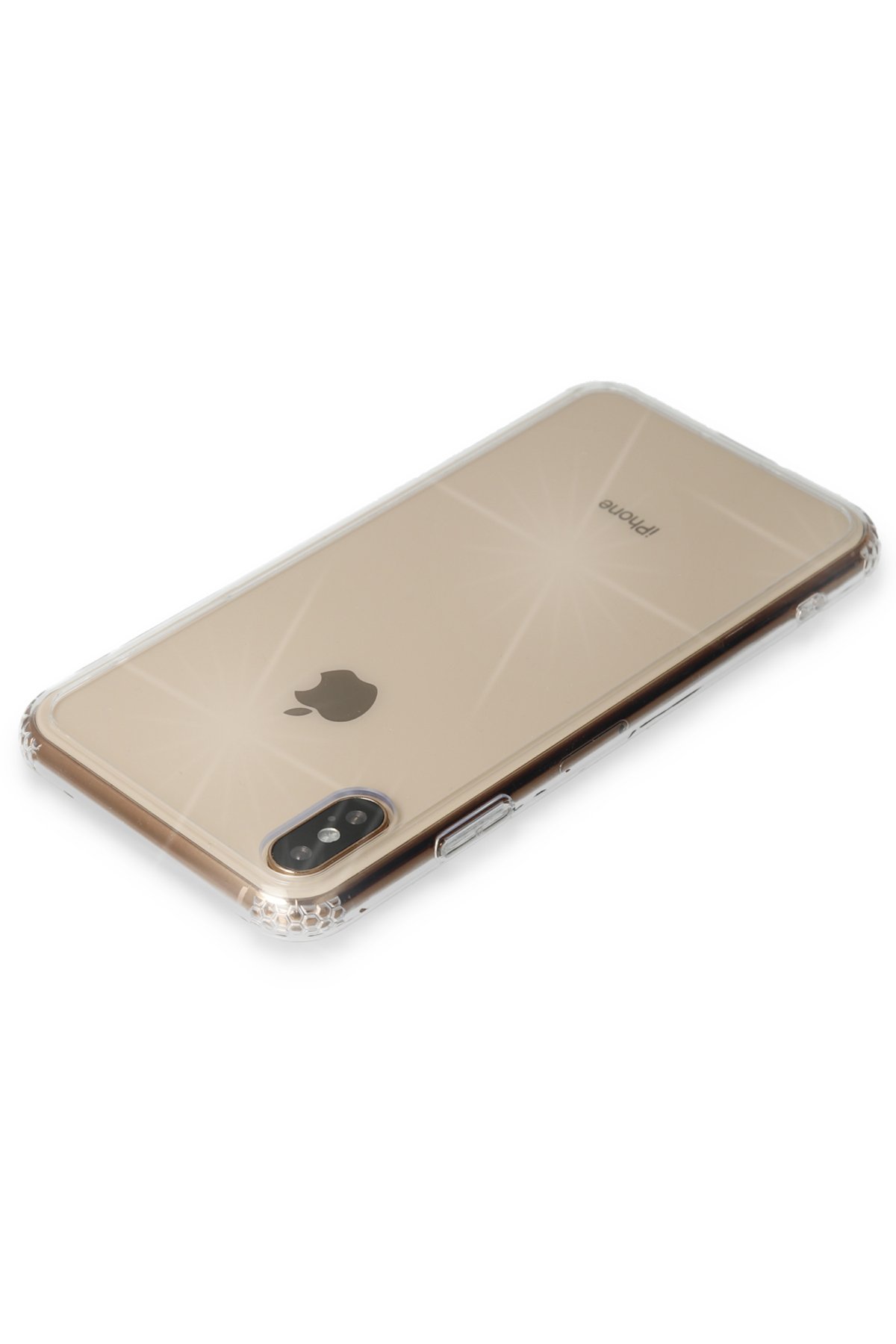 Newface iPhone X Kılıf First Silikon - Pudra