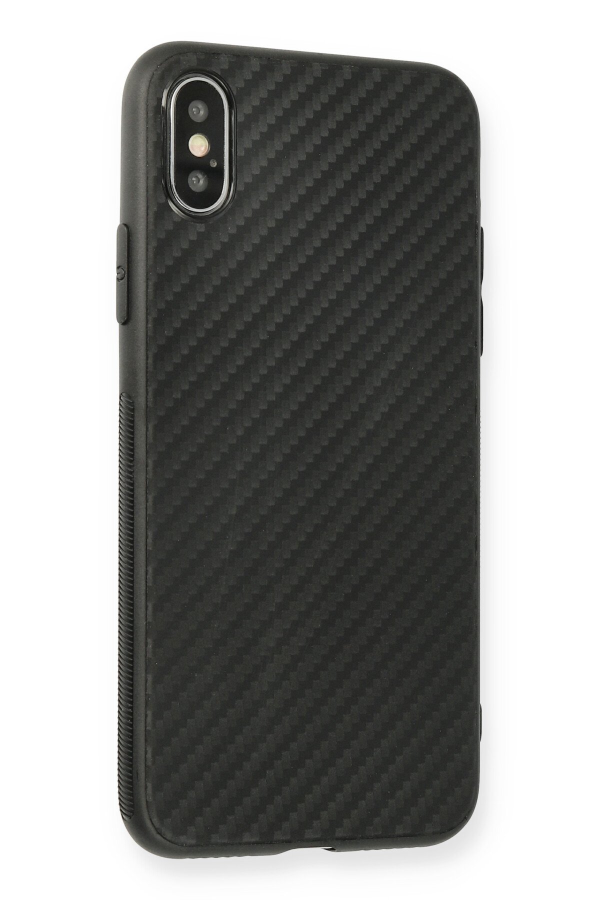 Newface iPhone X Kılıf Platin Simli Silikon - Sarı