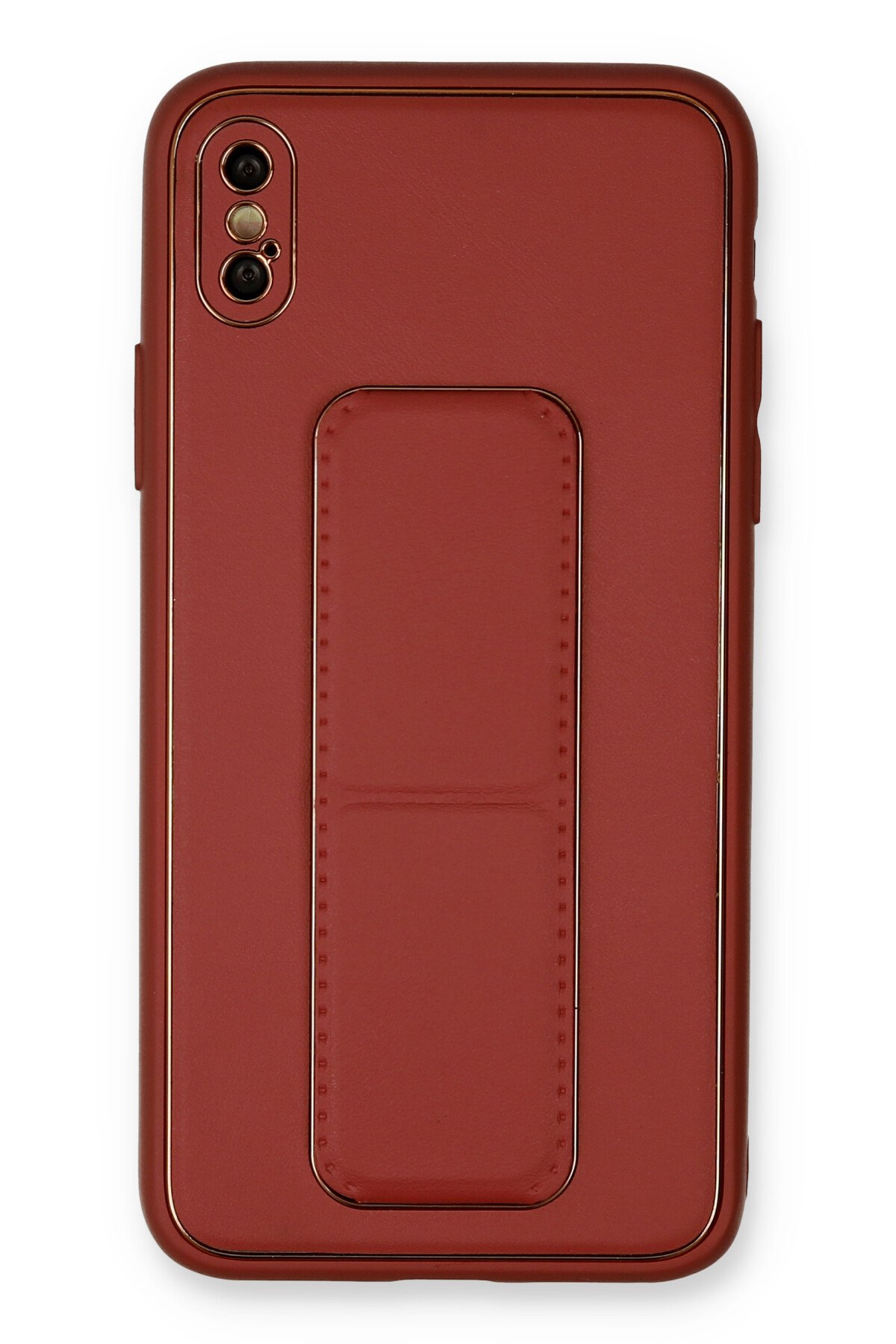 Newface iPhone X Kılıf Range Yüzüklü Silikon - Siyah-Mavi