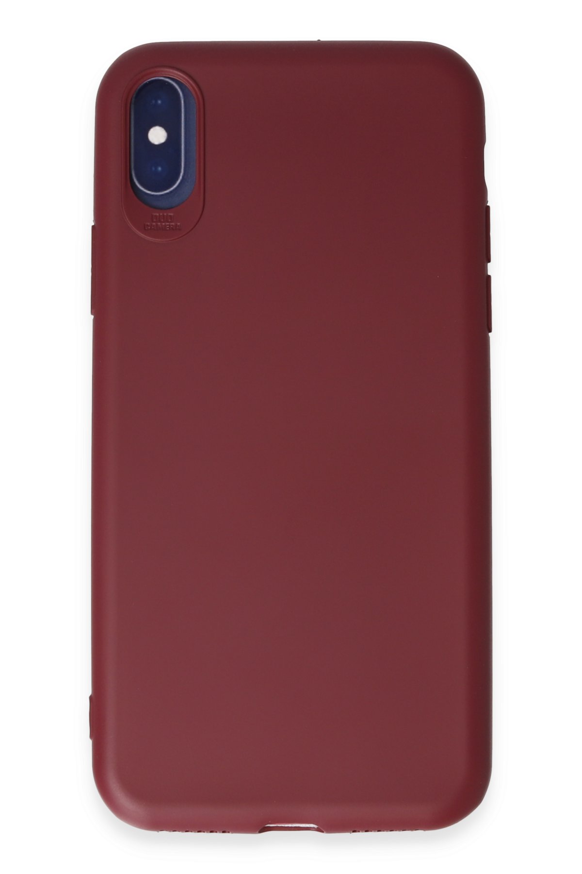 Newface iPhone X Kılıf Sofya Yüzüklü Silikon Kapak - Siyah
