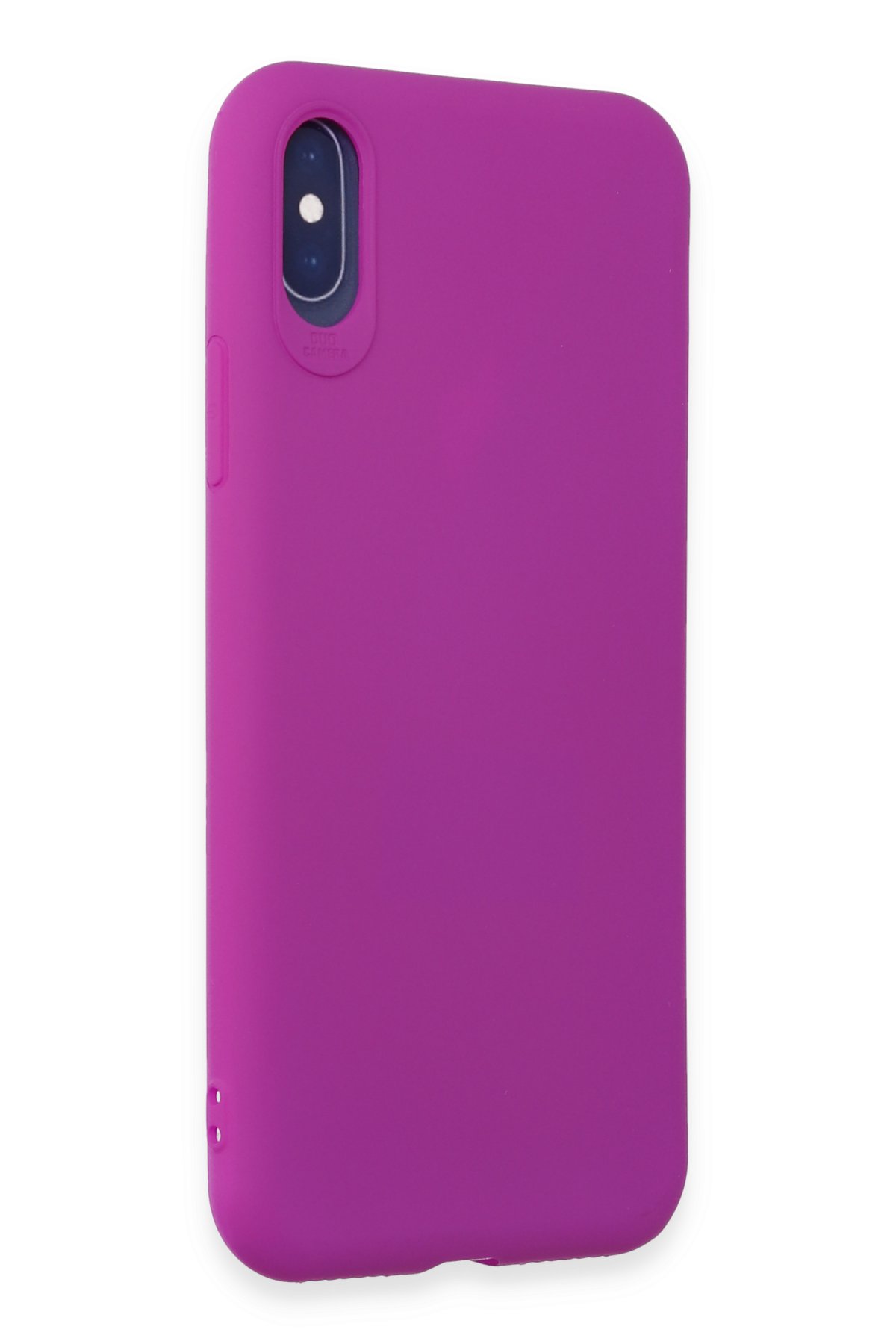 Newface iPhone X Kılıf Montreal Silikon Kapak - Gri