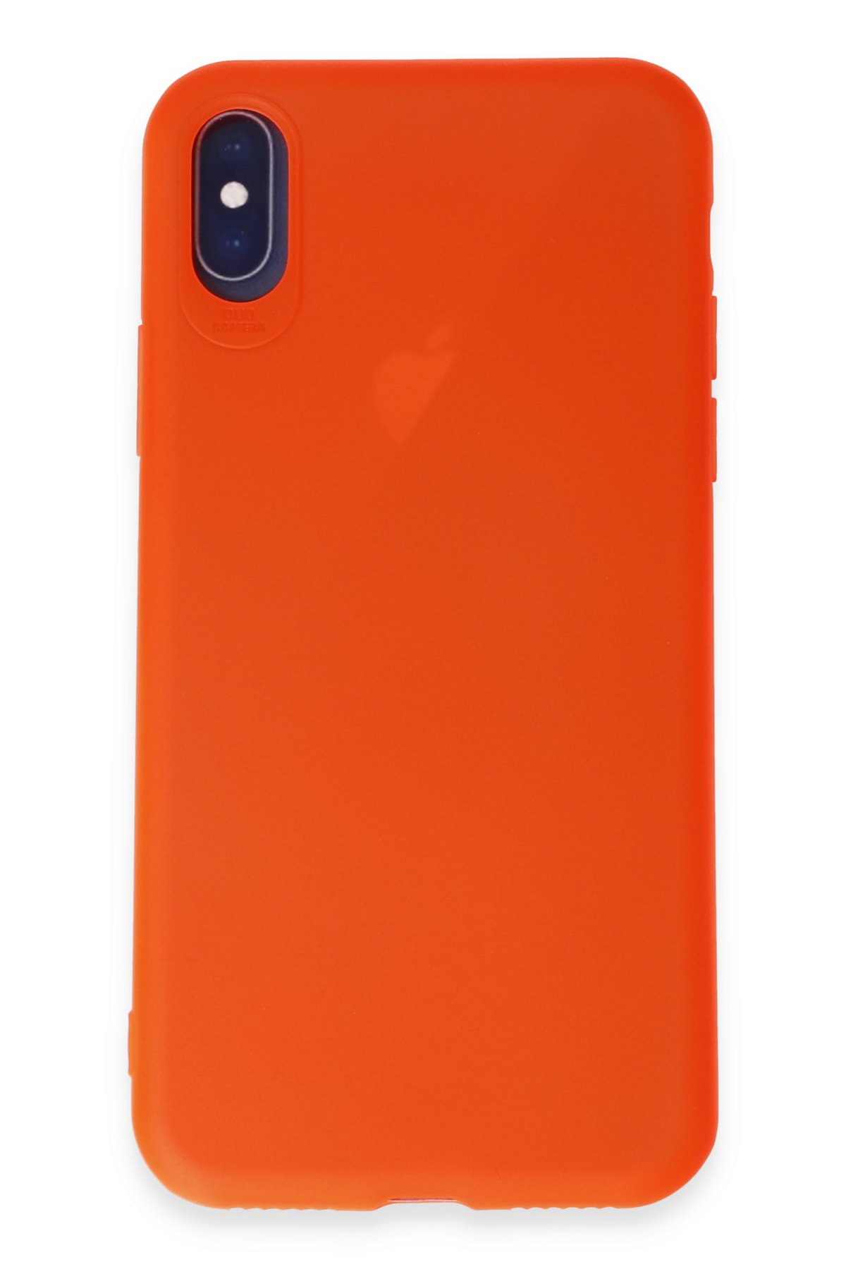 Newface iPhone X Kılıf Sky Deri Silikon - Sarı