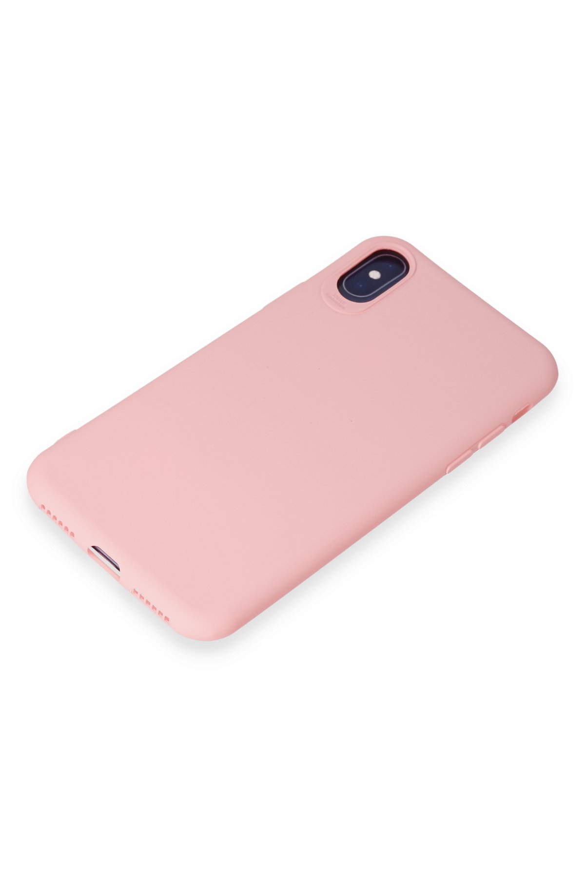 Newface iPhone X Kılıf Lansman Glass Kapak - Lacivert