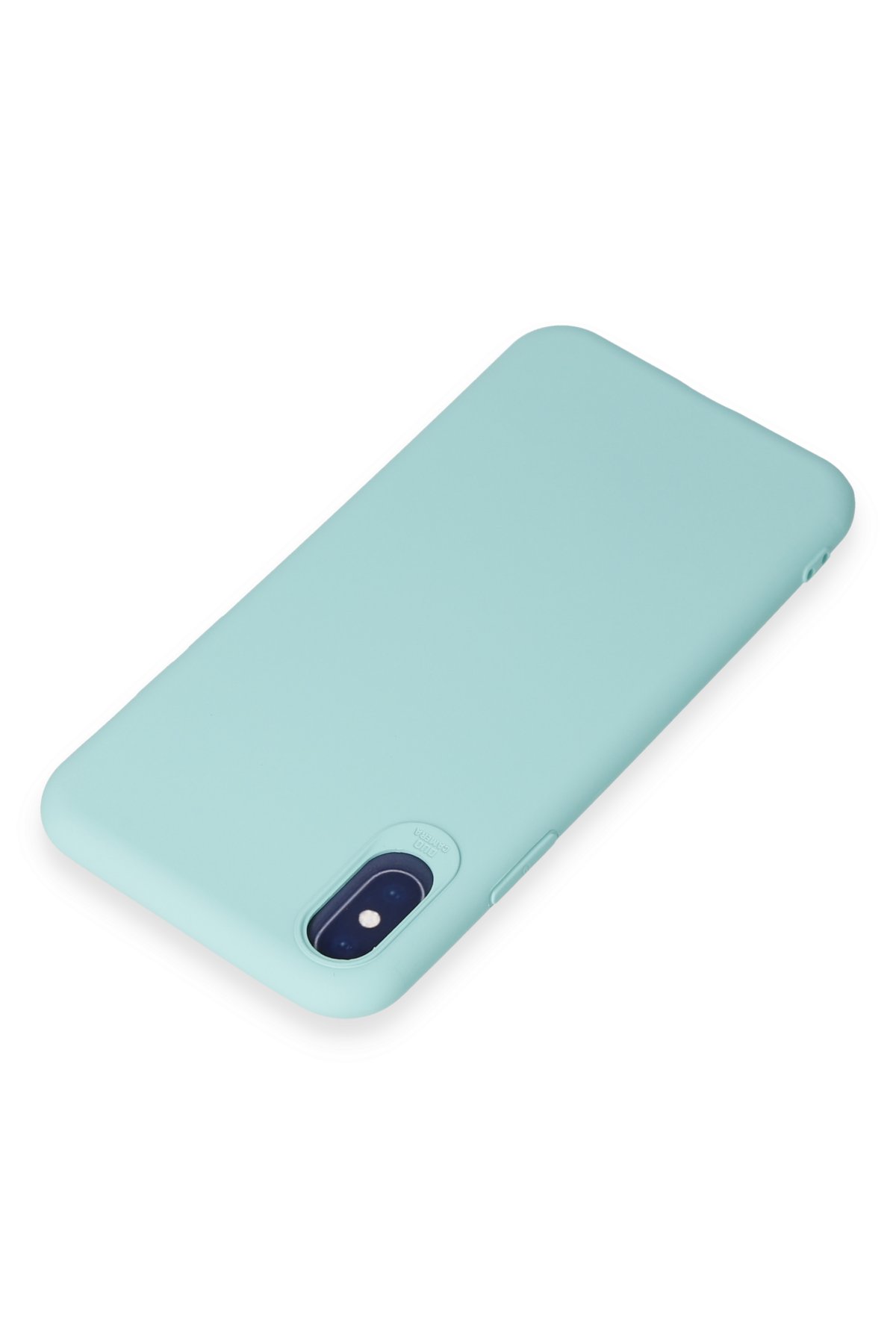 Newface iPhone X Kılıf Sky Deri Silikon - Mavi