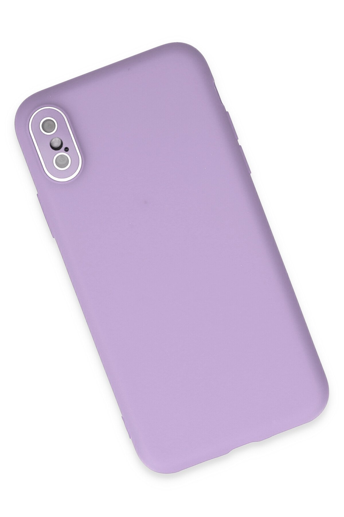 Newface iPhone X Kılıf Platin Silikon - Sarı