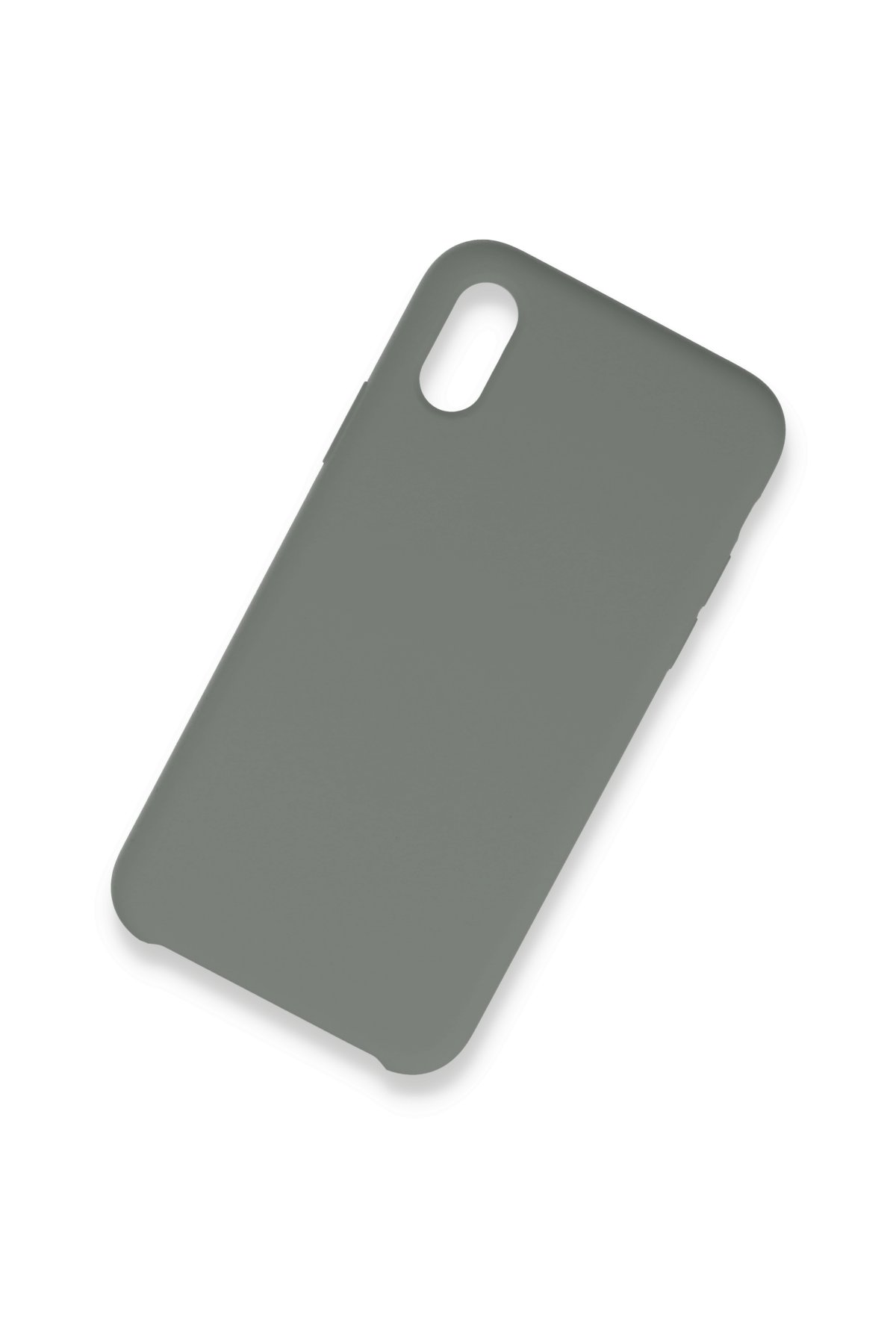Newface iPhone XS Max Kılıf Simli Yüzüklü Silikon - Mavi