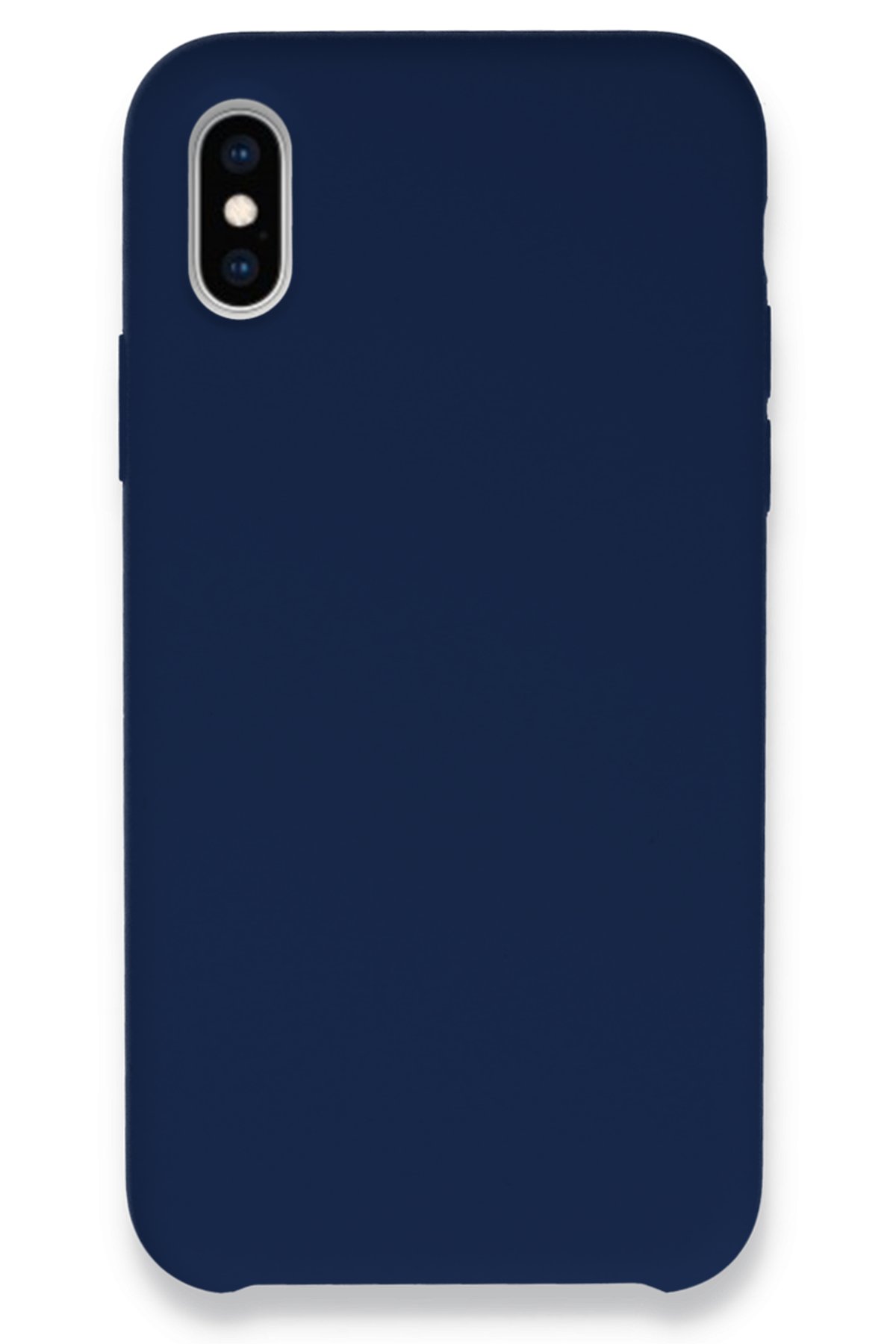 Newface iPhone X Kılıf Miami Şeffaf Silikon - Kırmızı