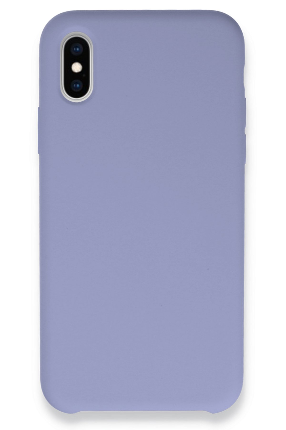 Newface iPhone XS Max Kılıf Gros Yüzüklü Silikon - Gümüş