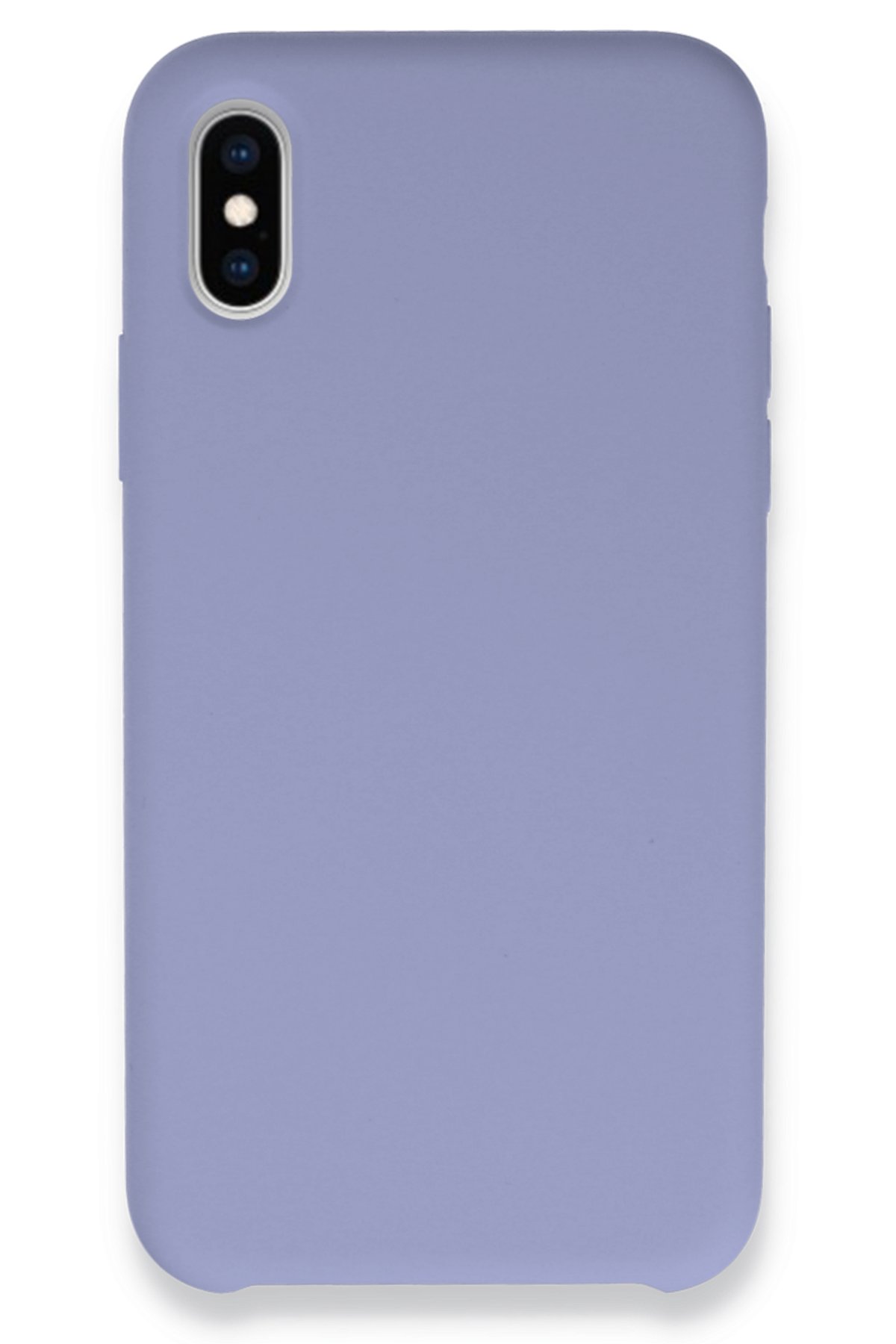 Newface iPhone XS Max Kılıf Montreal Silikon Kapak - Mor