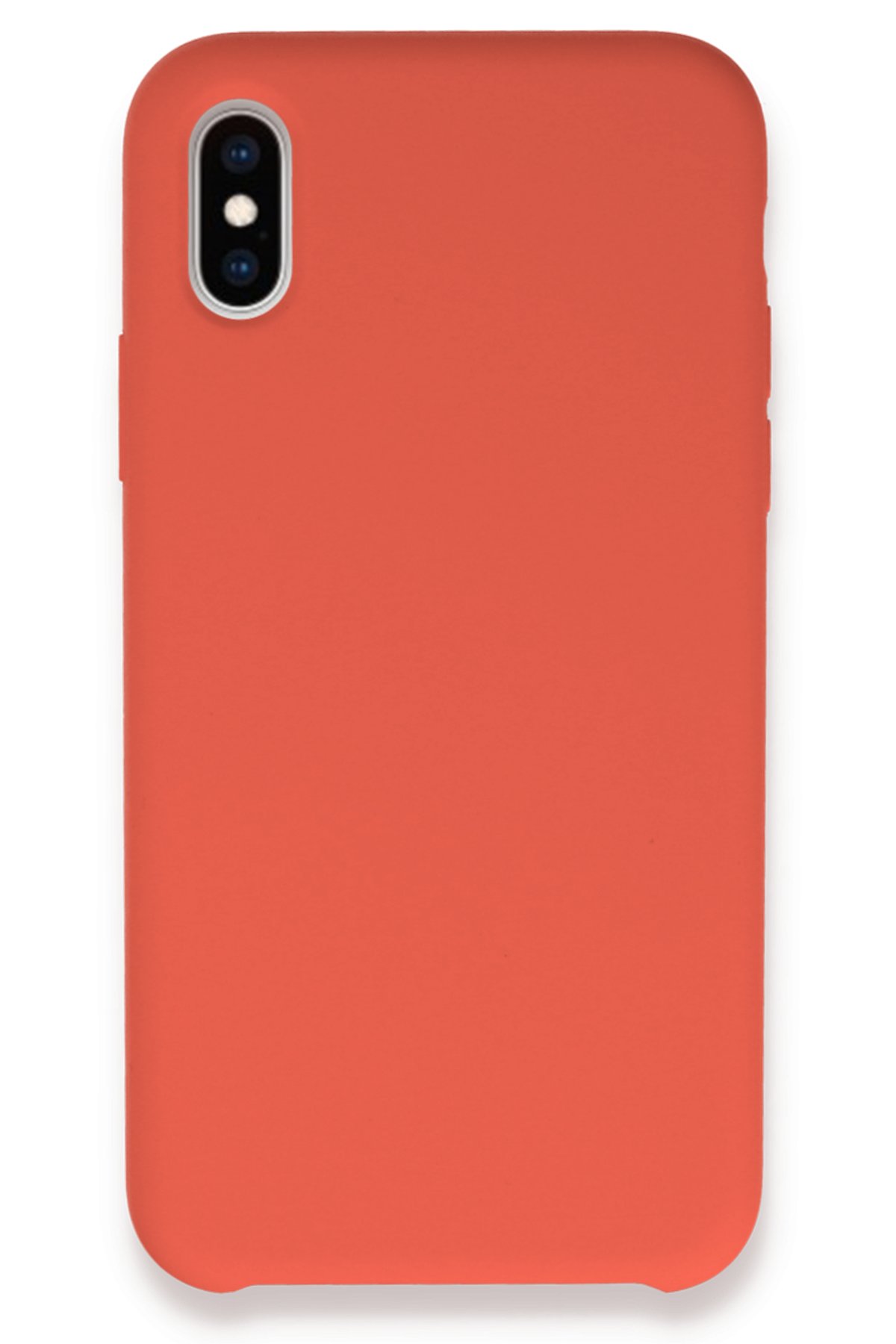 Newface iPhone X Kılıf Gros Yüzüklü Silikon - Kırmızı