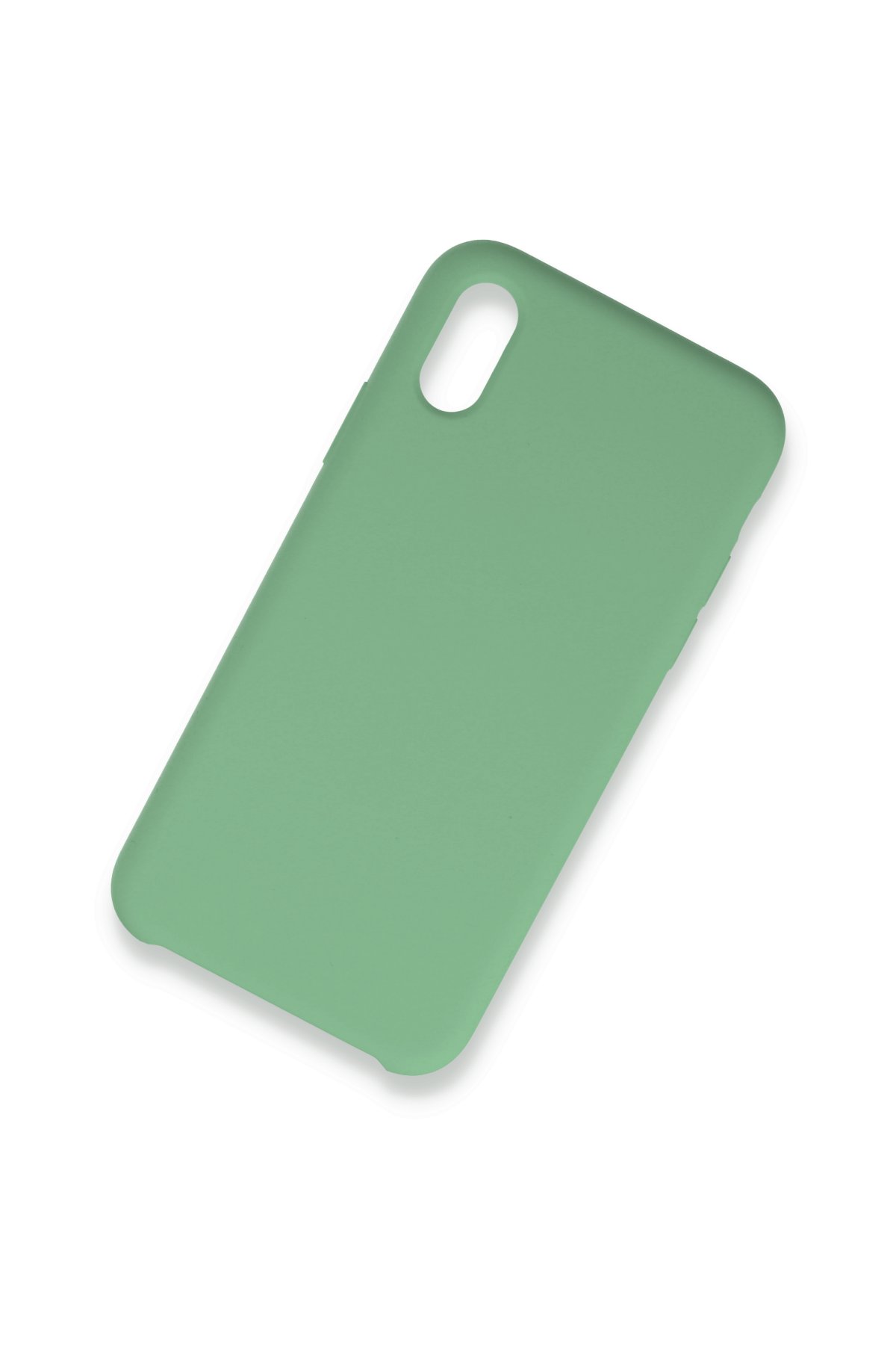 Newface iPhone XS Kılıf Loop Deri Silikon - Yeşil