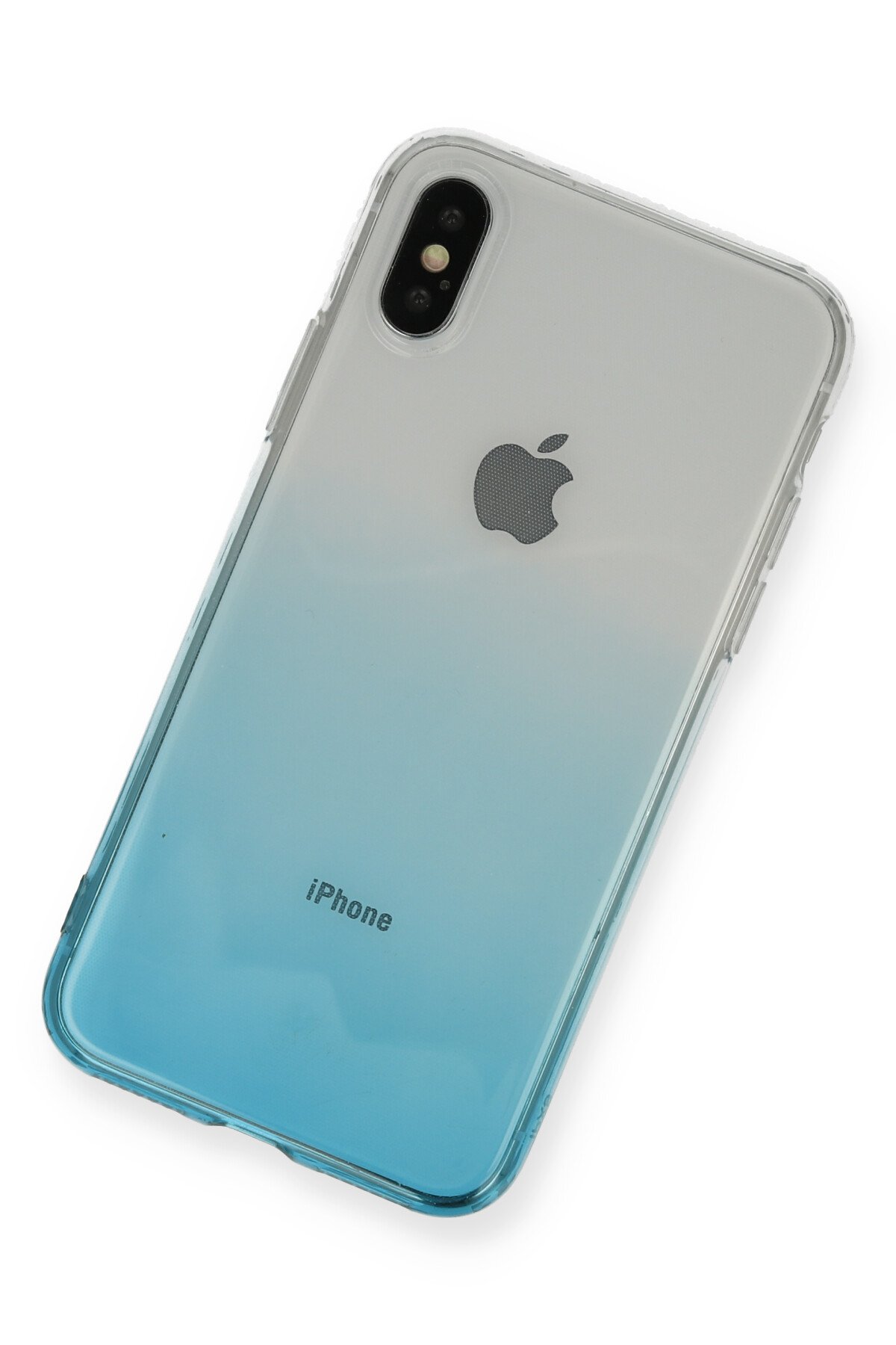 Newface iPhone X Kılıf Sofya Yüzüklü Silikon Kapak - Gold