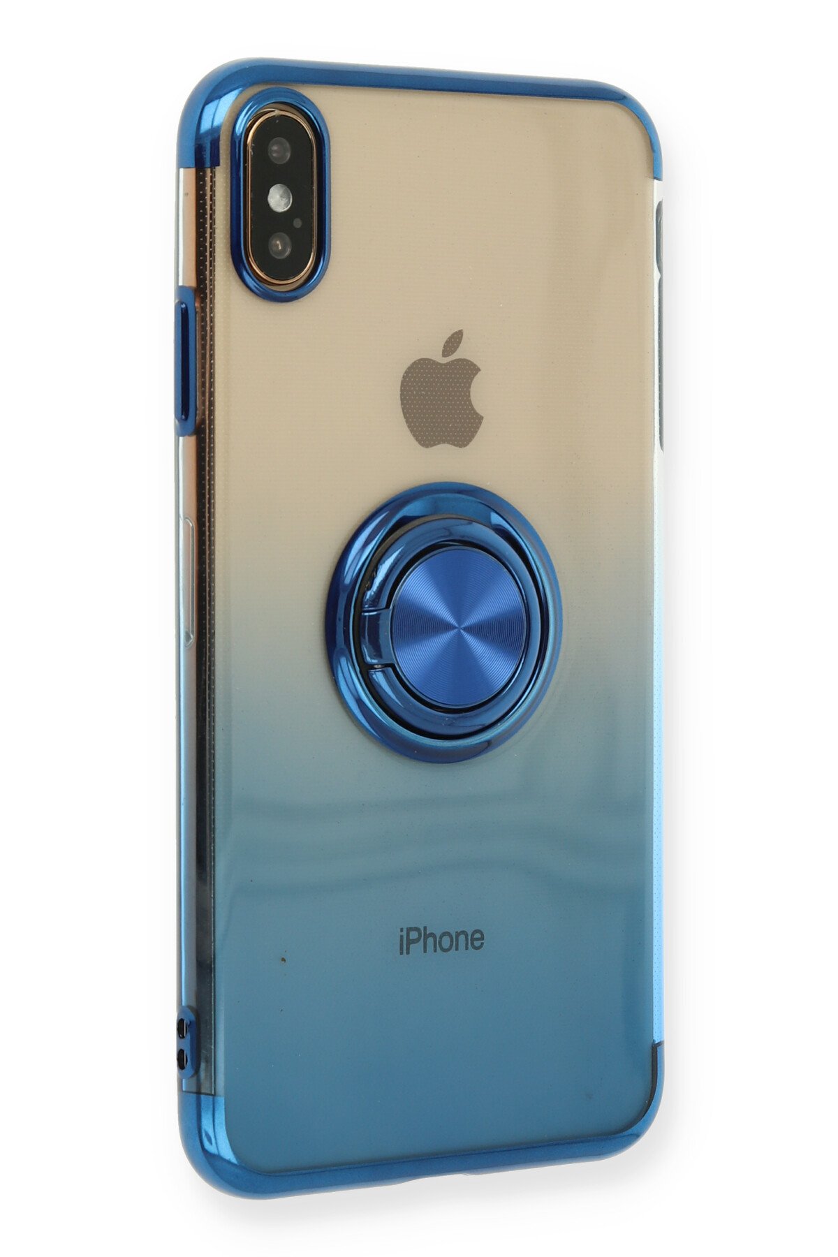 Newface iPhone XS Max Kılıf Nano içi Kadife Silikon - Pudra