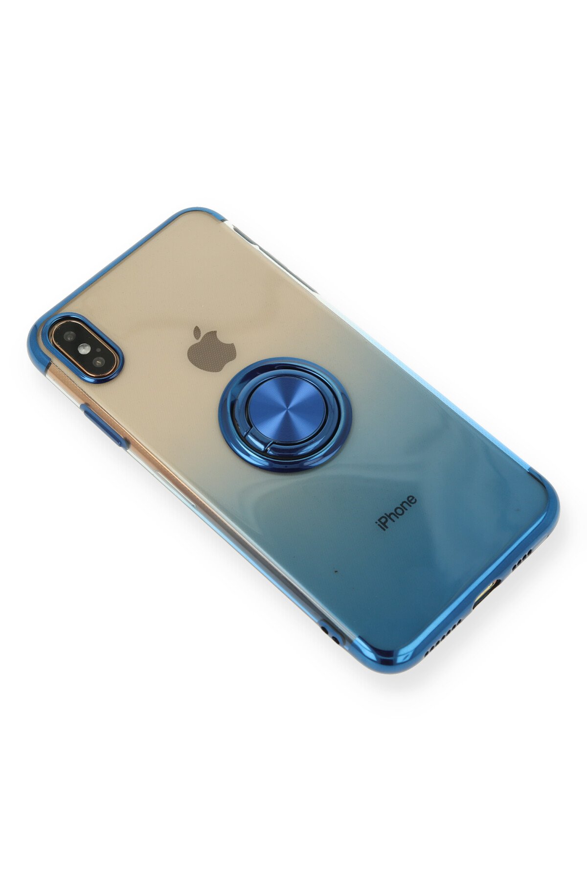 Newface iPhone XS Max Kılıf Nano içi Kadife Silikon - Pudra