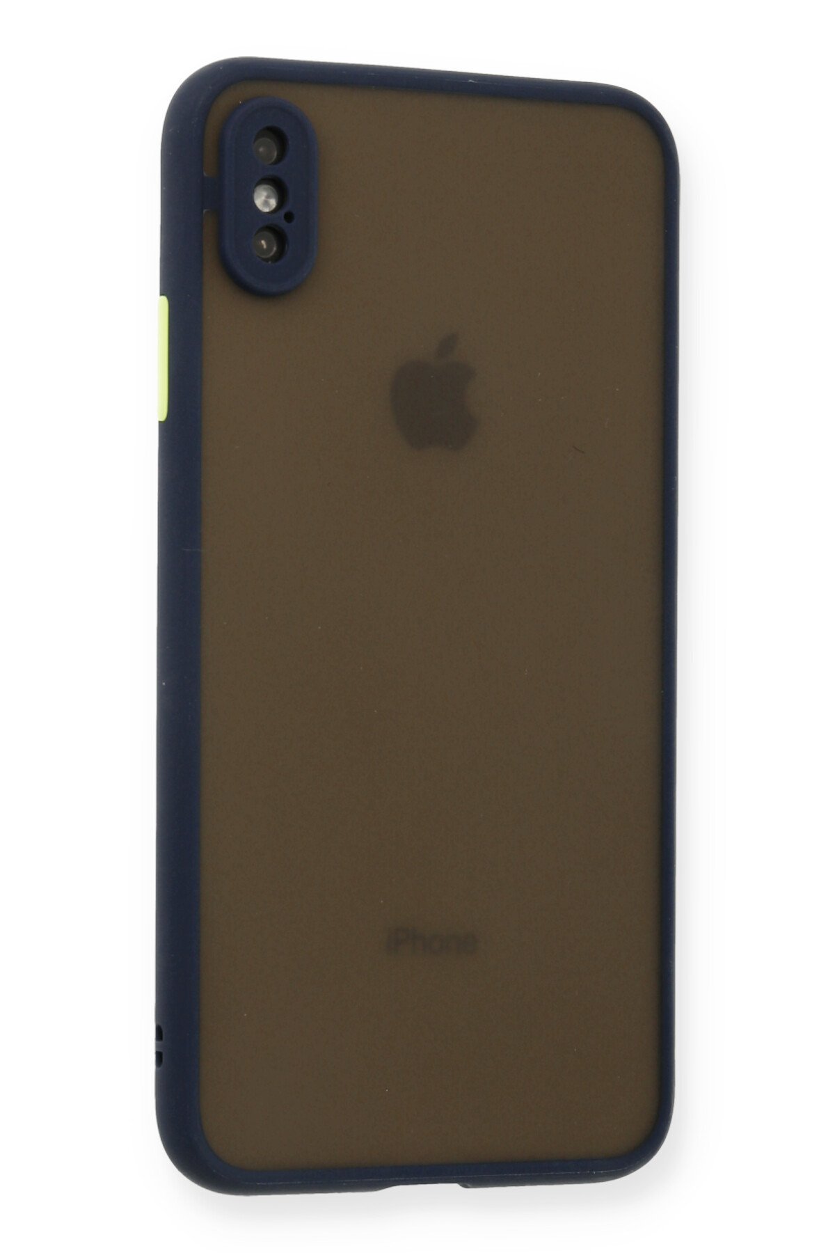 Newface iPhone X Kılıf Lansman Legant Silikon - Gece Mavisi