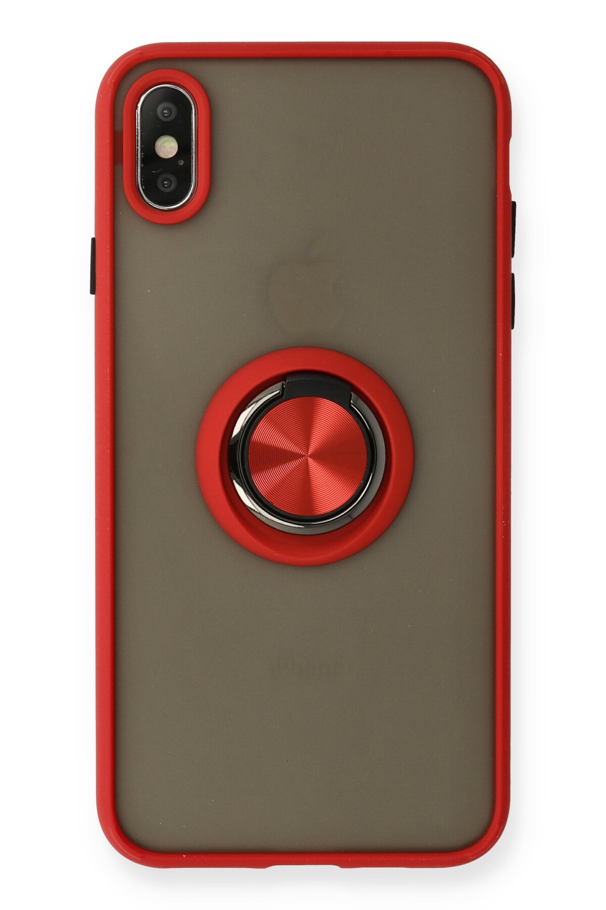 Newface iPhone X Kılıf Lansman Glass Kapak - Sarı