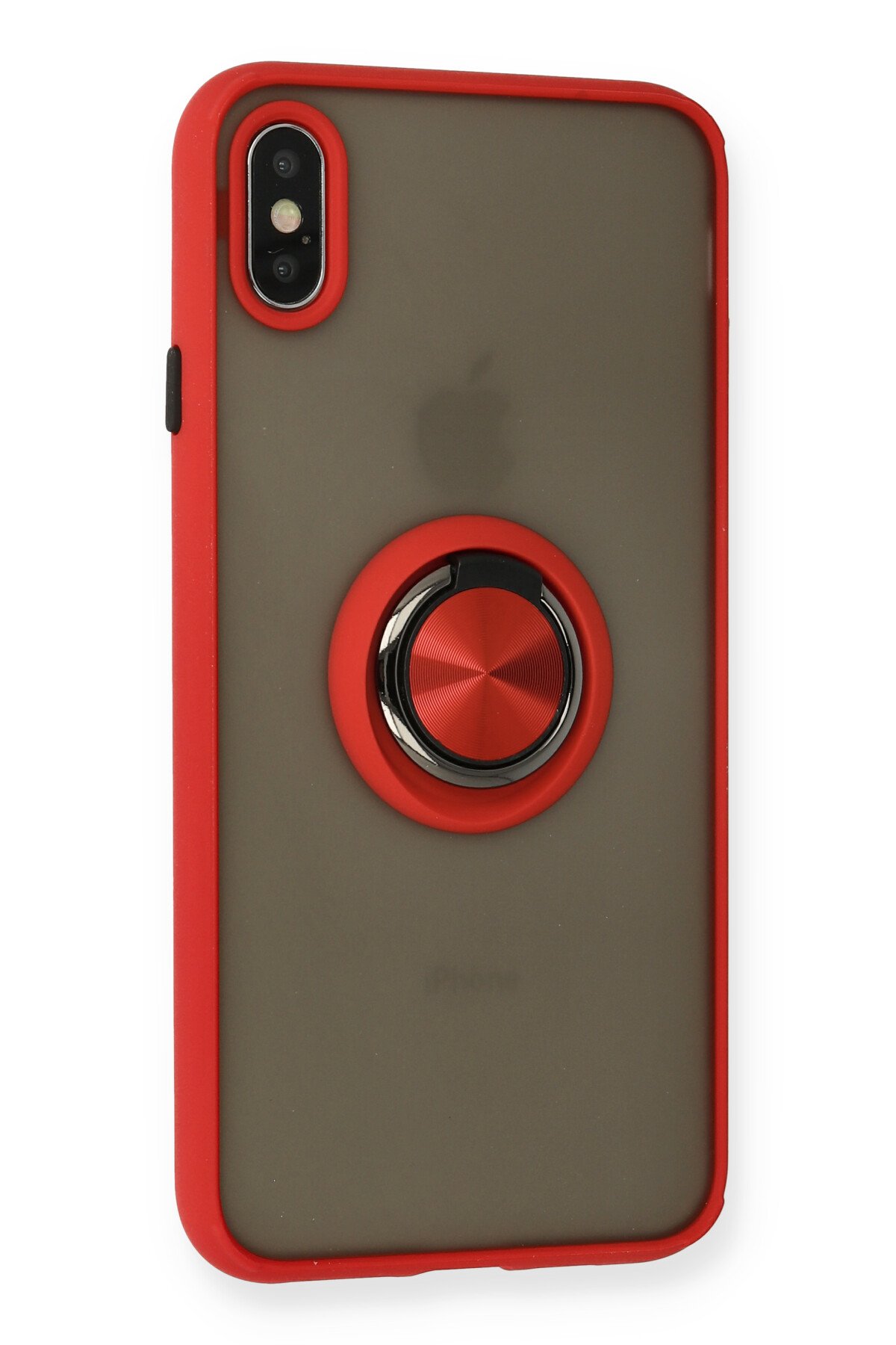 Newface iPhone X Kılıf Lansman Glass Kapak - Sarı