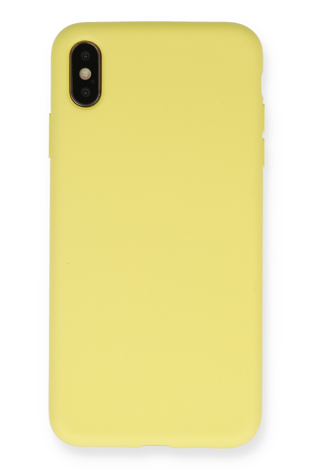 Newface iPhone X Kılıf Color Lens Silikon - Siyah