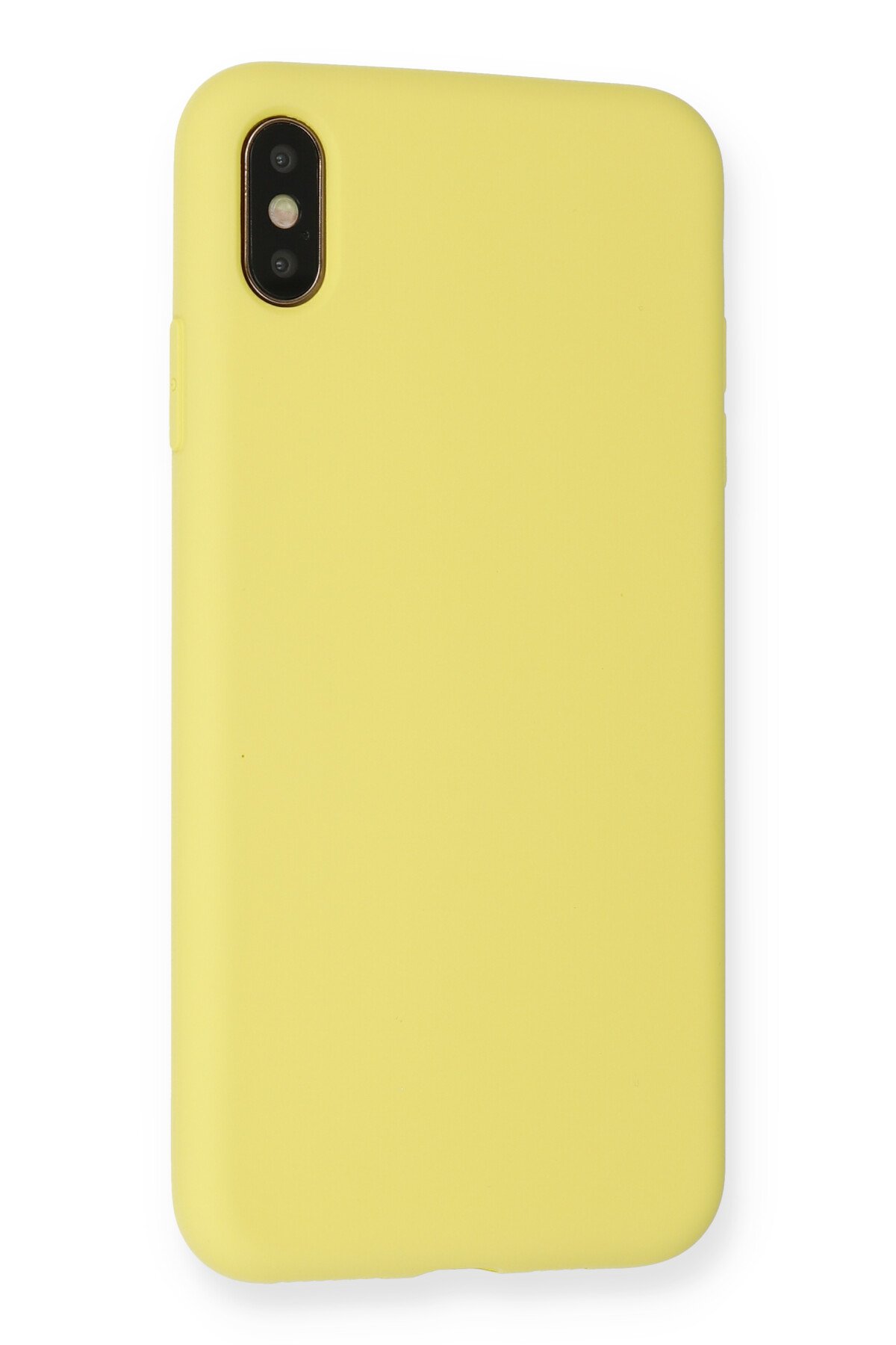 Newface iPhone X Kılıf Color Lens Silikon - Siyah