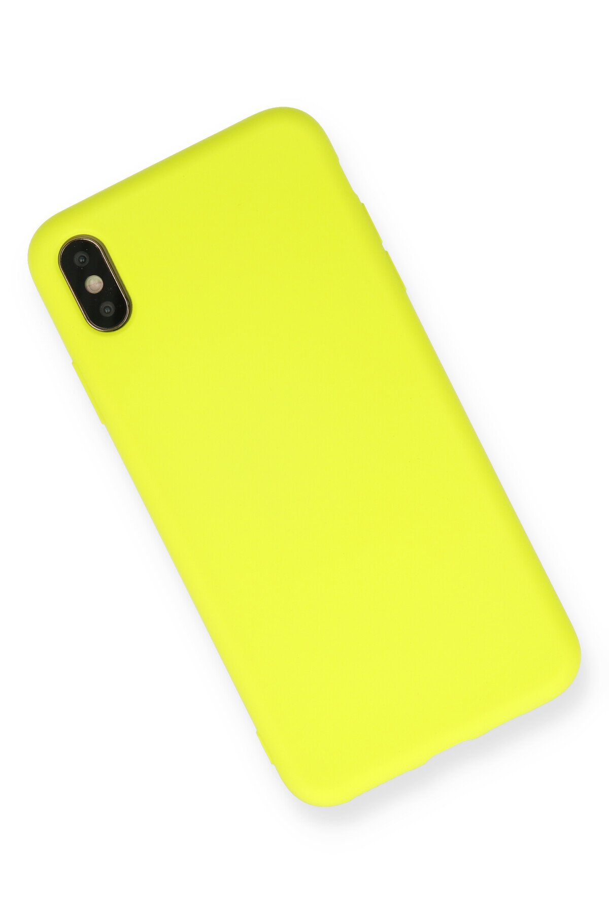 Newface iPhone X Kılıf Lansman Legant Silikon - Turuncu