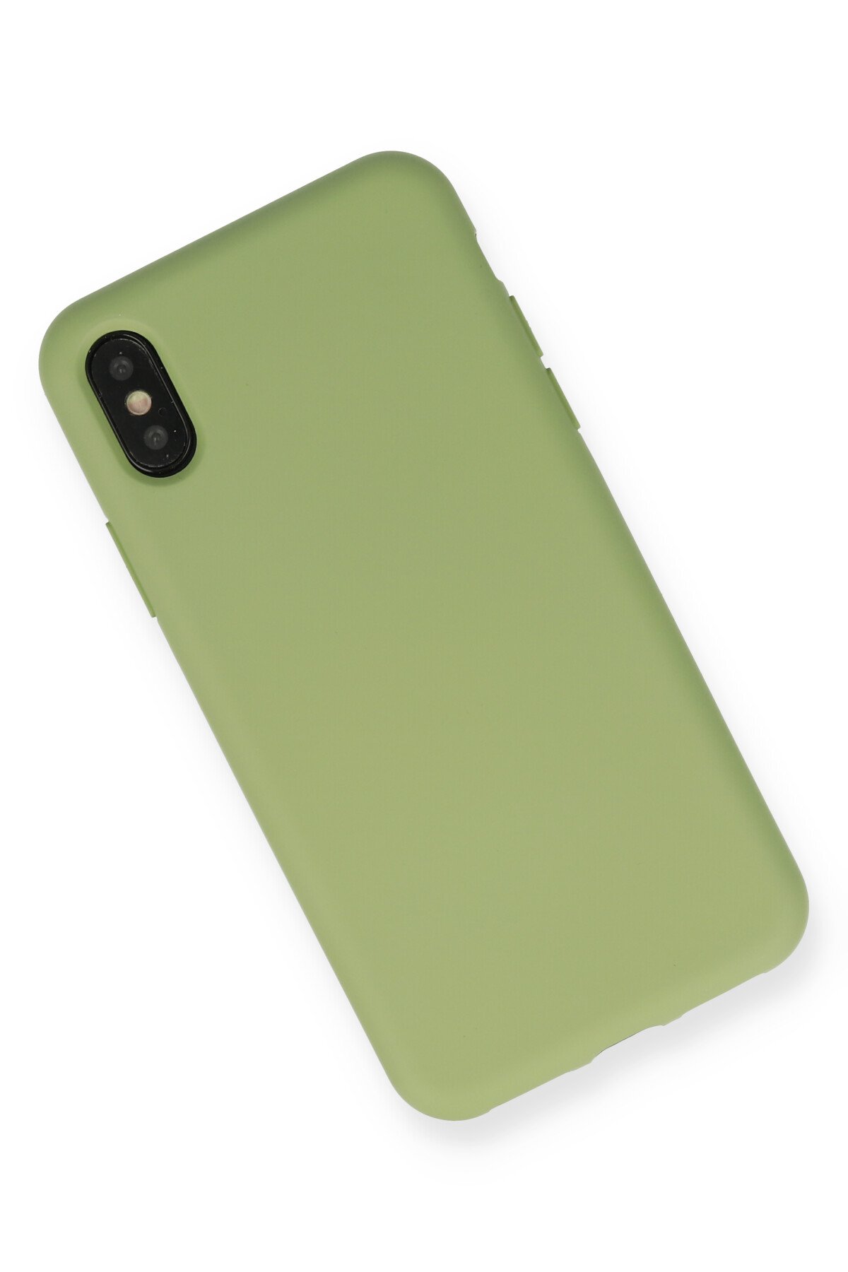 Newface iPhone X Kılıf Montreal Yüzüklü Silikon Kapak - Sarı