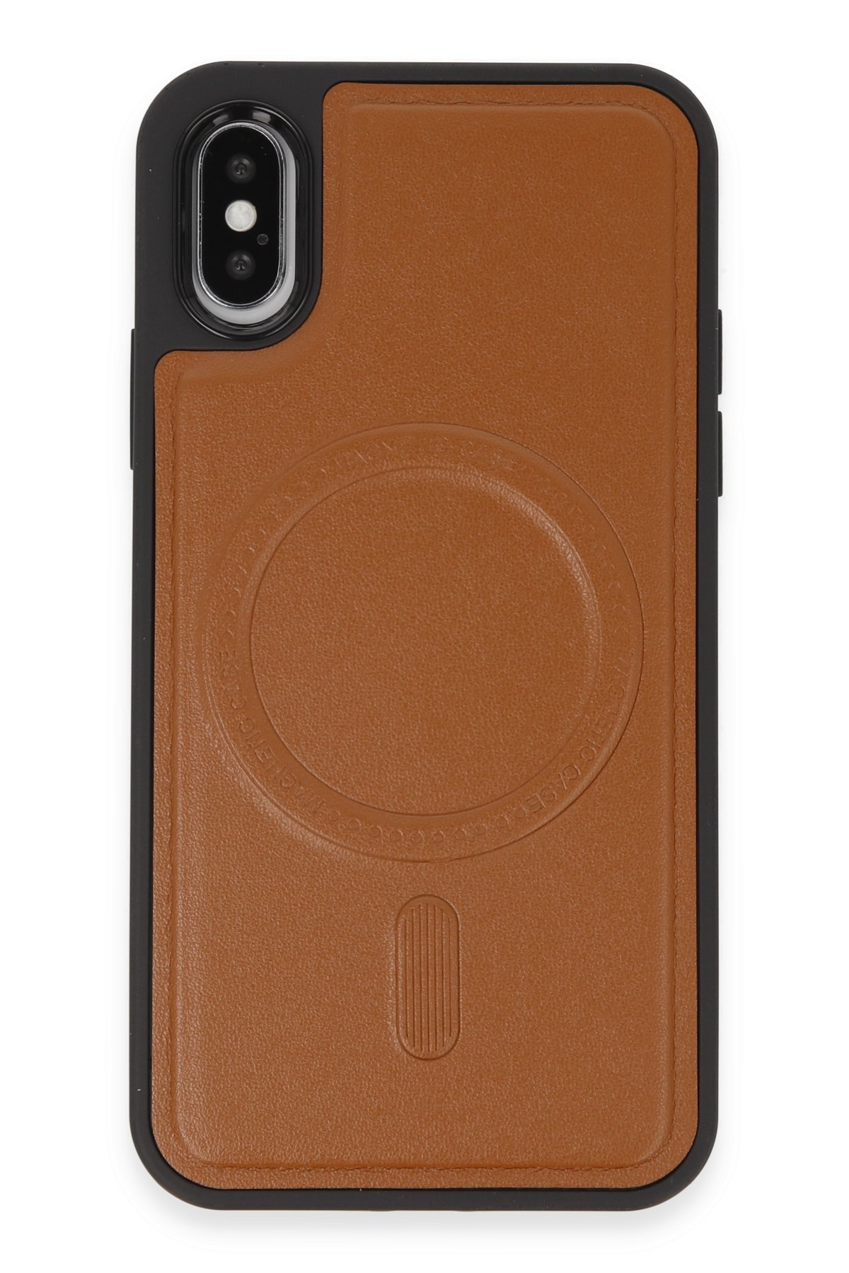 Newface iPhone X Kılıf Simli Yüzüklü Silikon - Sarı
