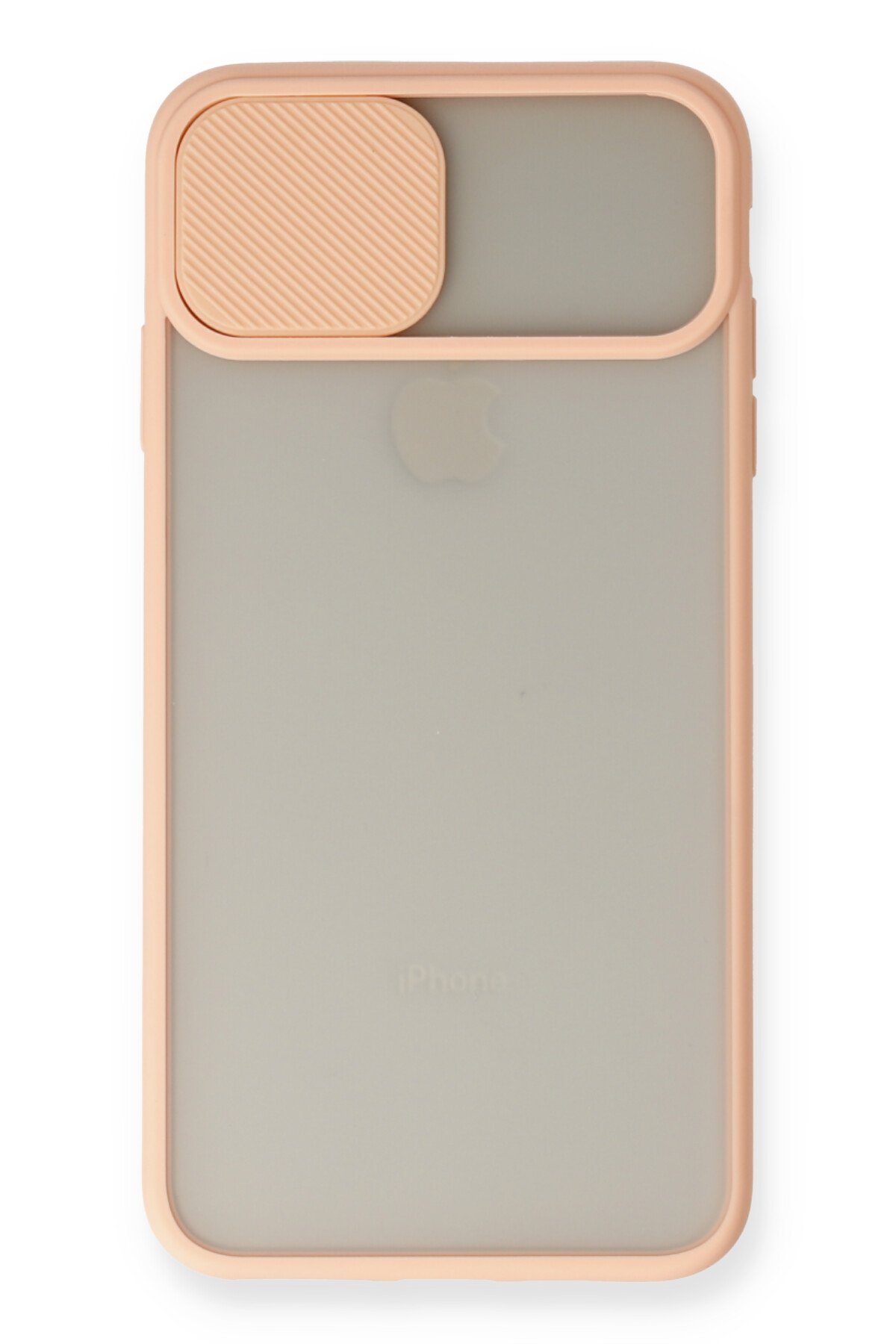 Newface iPhone XS Kılıf Sofya Yüzüklü Silikon Kapak - Gümüş