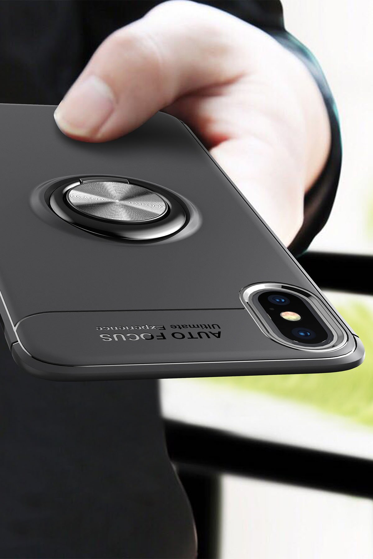 Newface iPhone X Kılıf Lansman Legant Silikon - Koyu Yeşil