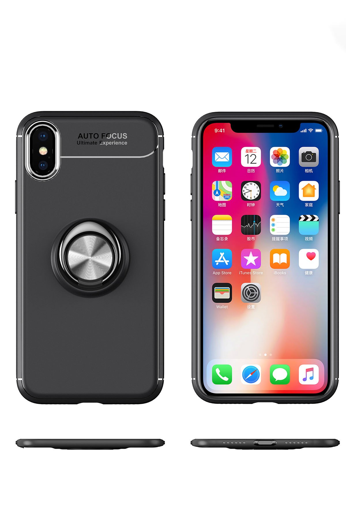 Newface iPhone X Kılıf Lansman Legant Silikon - Koyu Yeşil