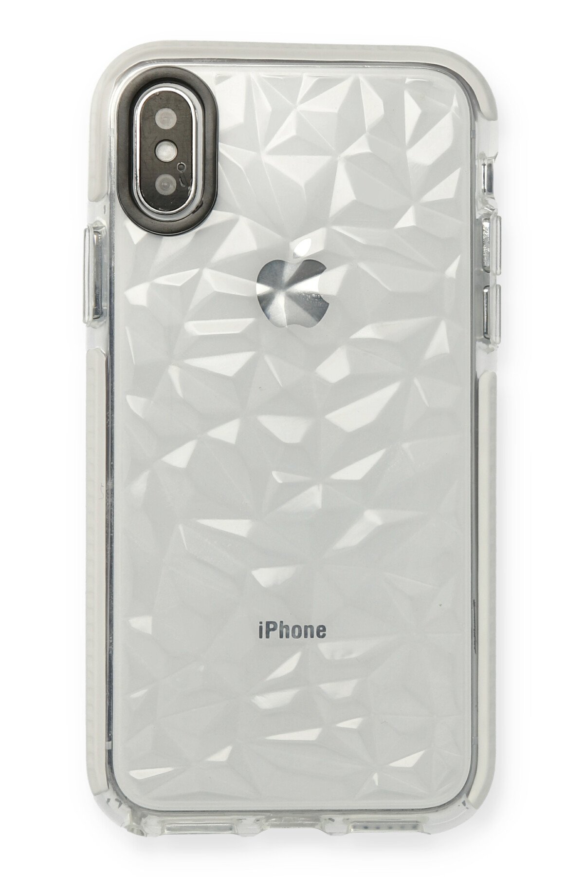 Newface iPhone X Kılıf First Silikon - Parlak Turuncu