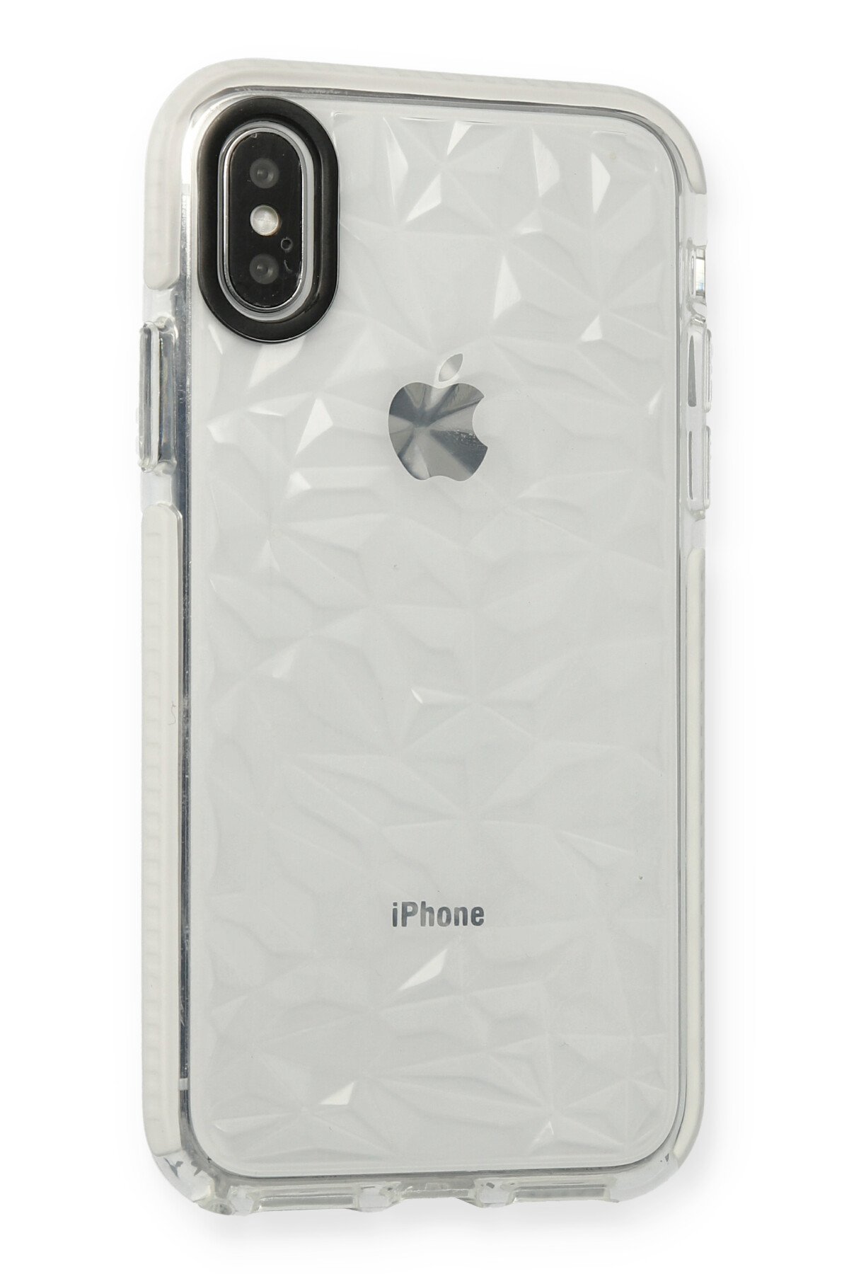 Newface iPhone X Kılıf First Silikon - Parlak Turuncu
