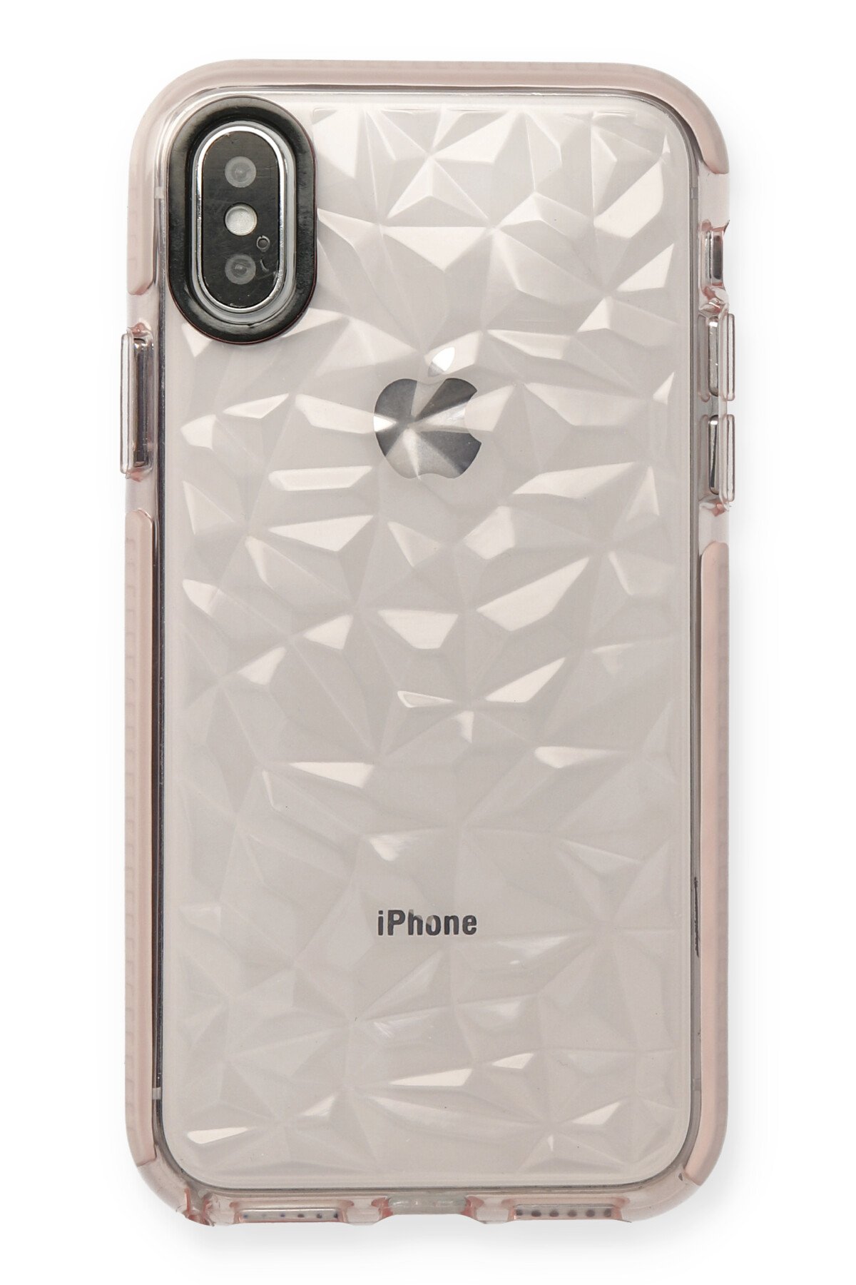 Newface iPhone X Kılıf Nano içi Kadife  Silikon - Mor